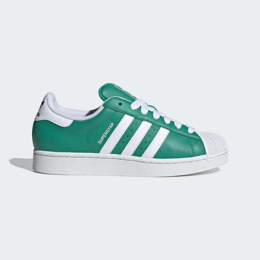 adidas Superstar II Shoes Semi Court Green 12.5 Mens Product Image