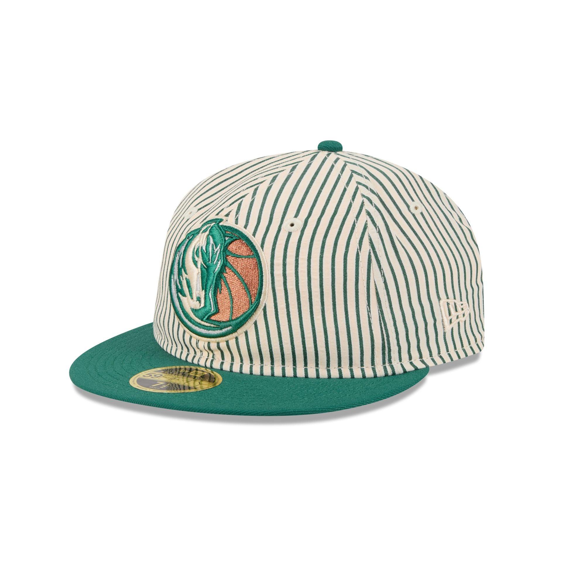 Just Caps Seersucker Dallas Mavericks Retro Crown 59FIFTY Fitted Hat Male Product Image