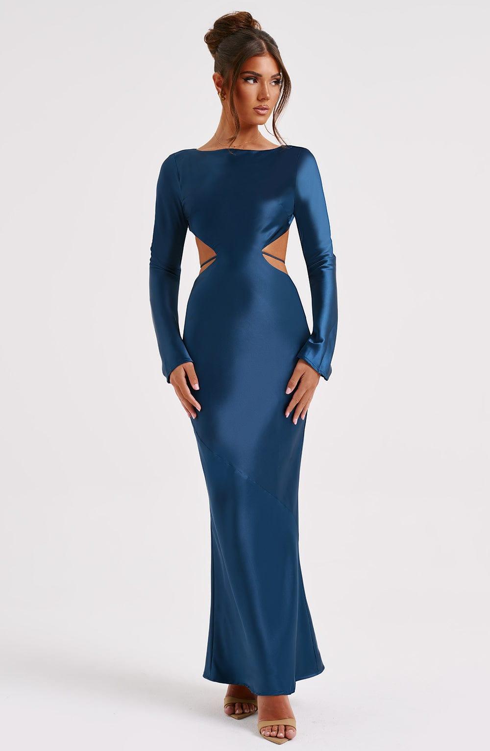 Rafi Maxi Dress - Teal Product Image