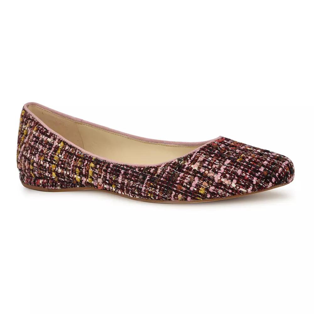 Nine West Speakup Women's Ballet Flats, Size: 6, Pink Tweed Team Product Image