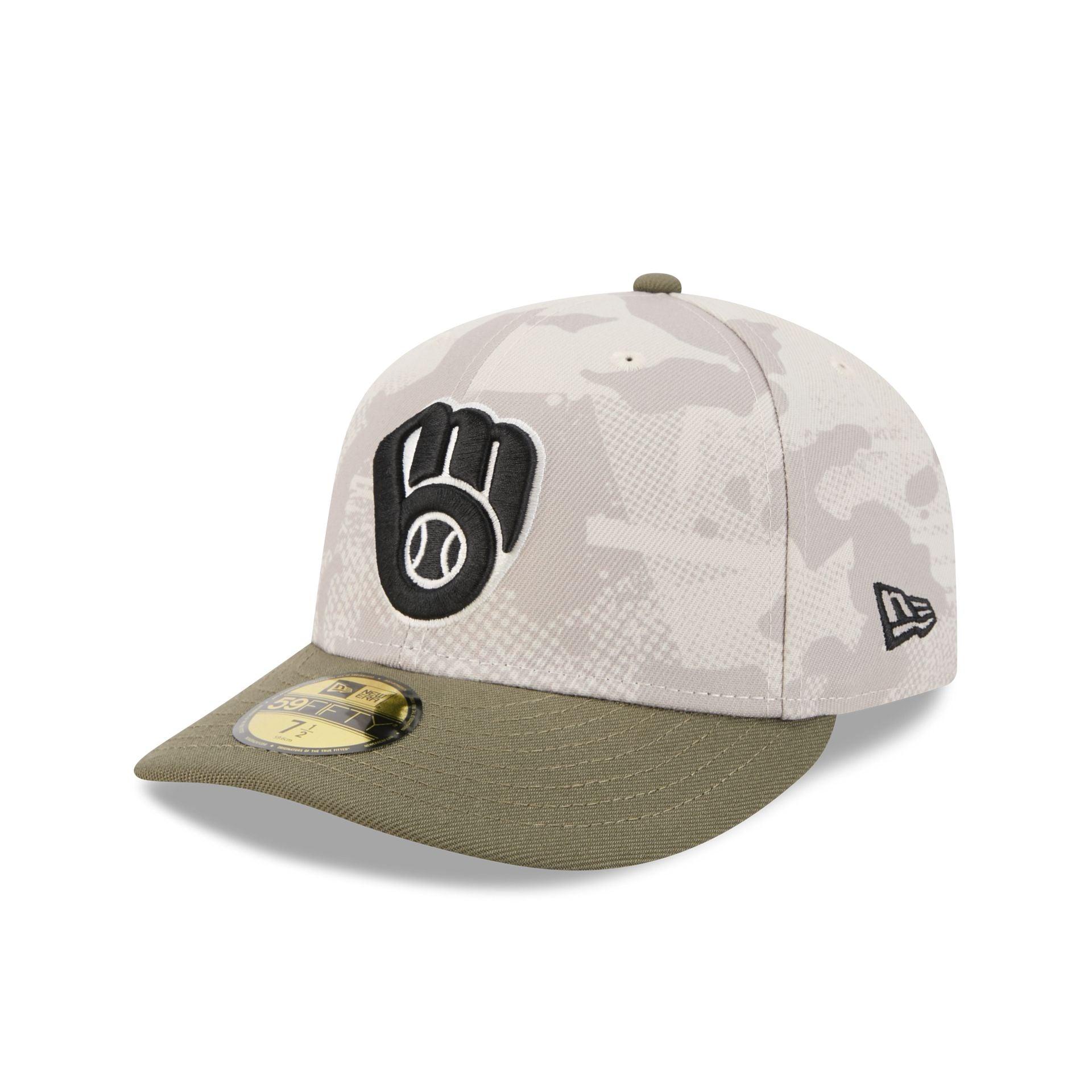 Milwaukee Brewers Armed Forces Day 2025 59FIFTY Fitted Hat Male Product Image