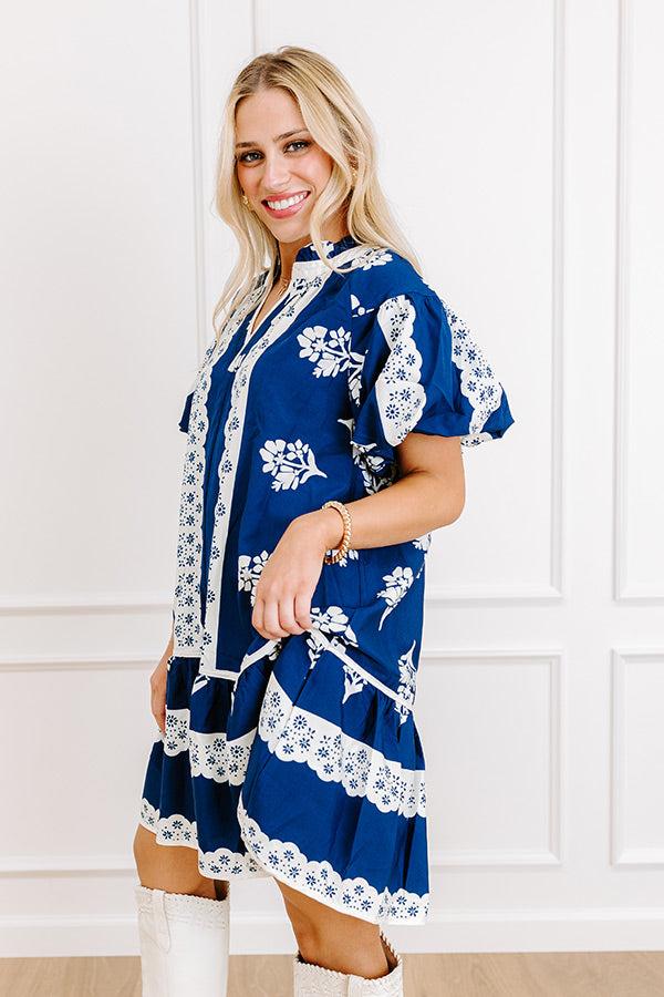 Lei And Mai Tais Floral Mini Dress Product Image