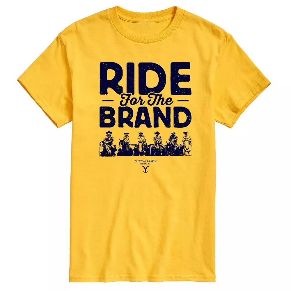 Big & Tall Yellowstone Ride For The Brand Graphic Tee, Men's,  Product Image