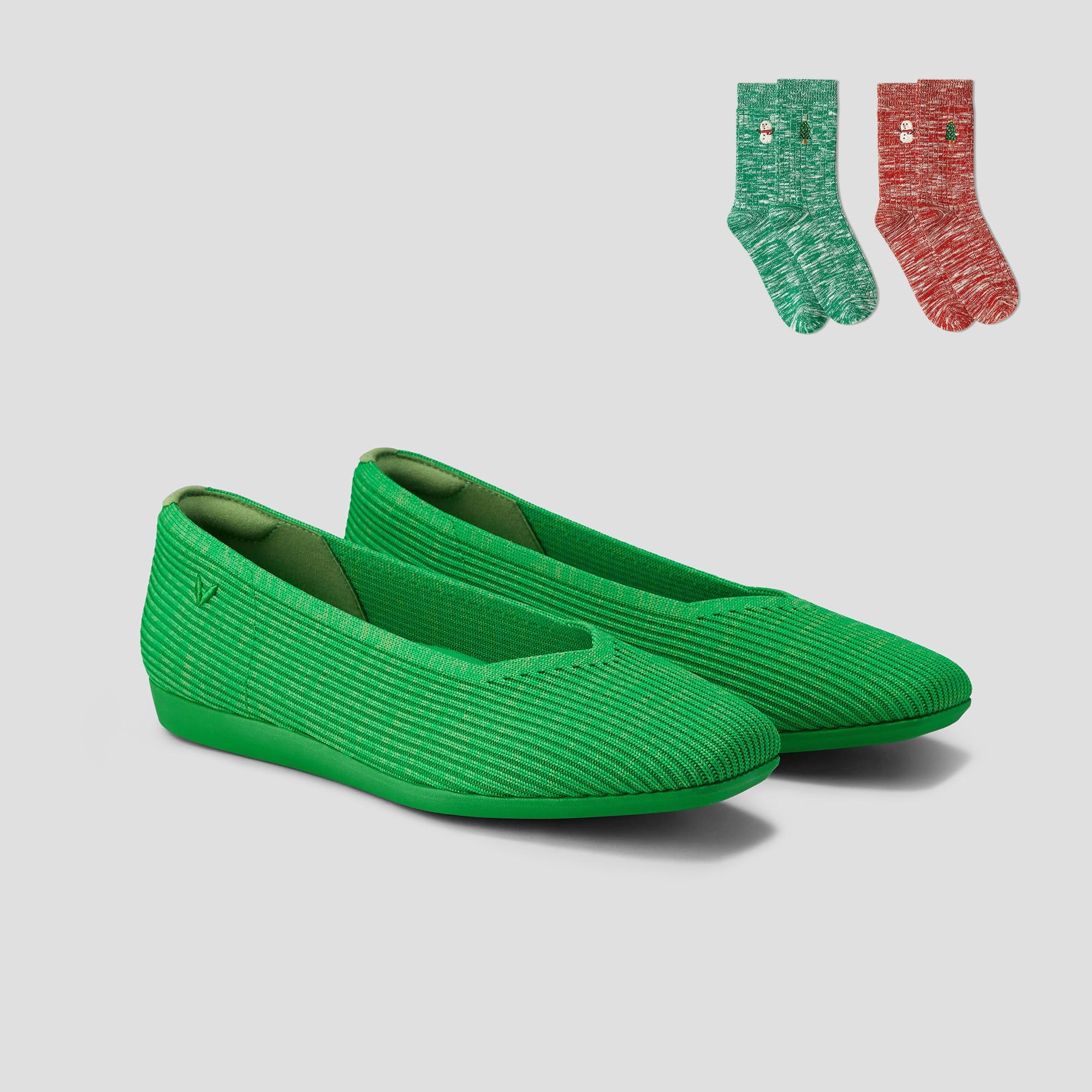 Lightweight Square-Toe V-Cut Flats (Margot Walker) Product Image