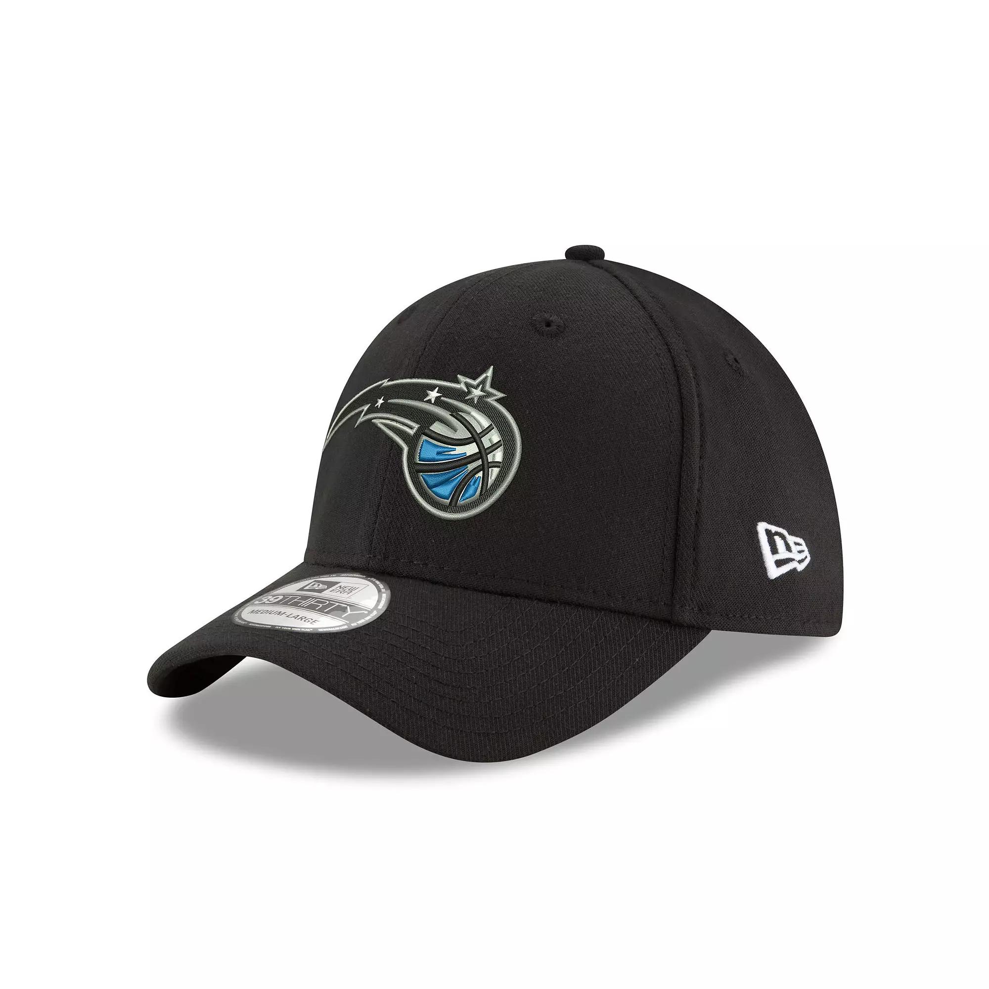 Men's New Era Black Orlando Magic Team Classic 39THIRTY Flex Hat, Size: Medium/Large, Mag Black Product Image