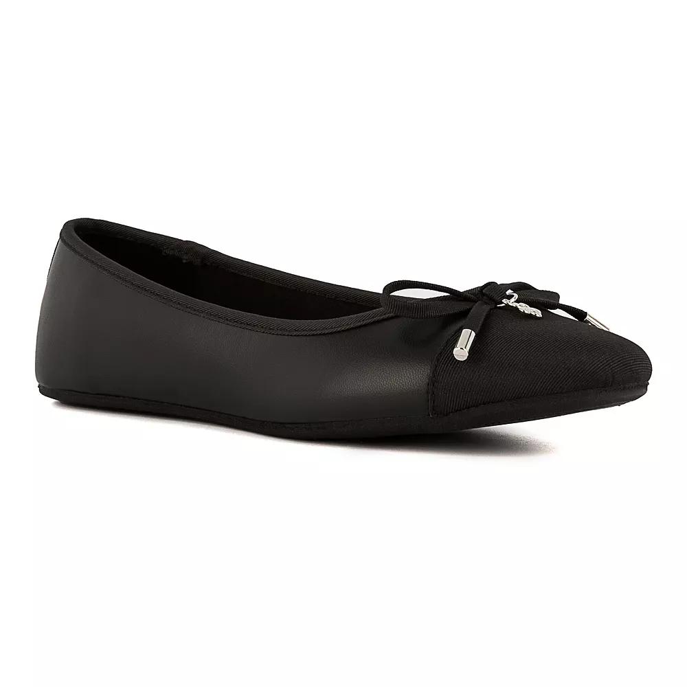 sugar Florah Women's Ballet Casual Flats, Size: 7.5, Black Patent Product Image