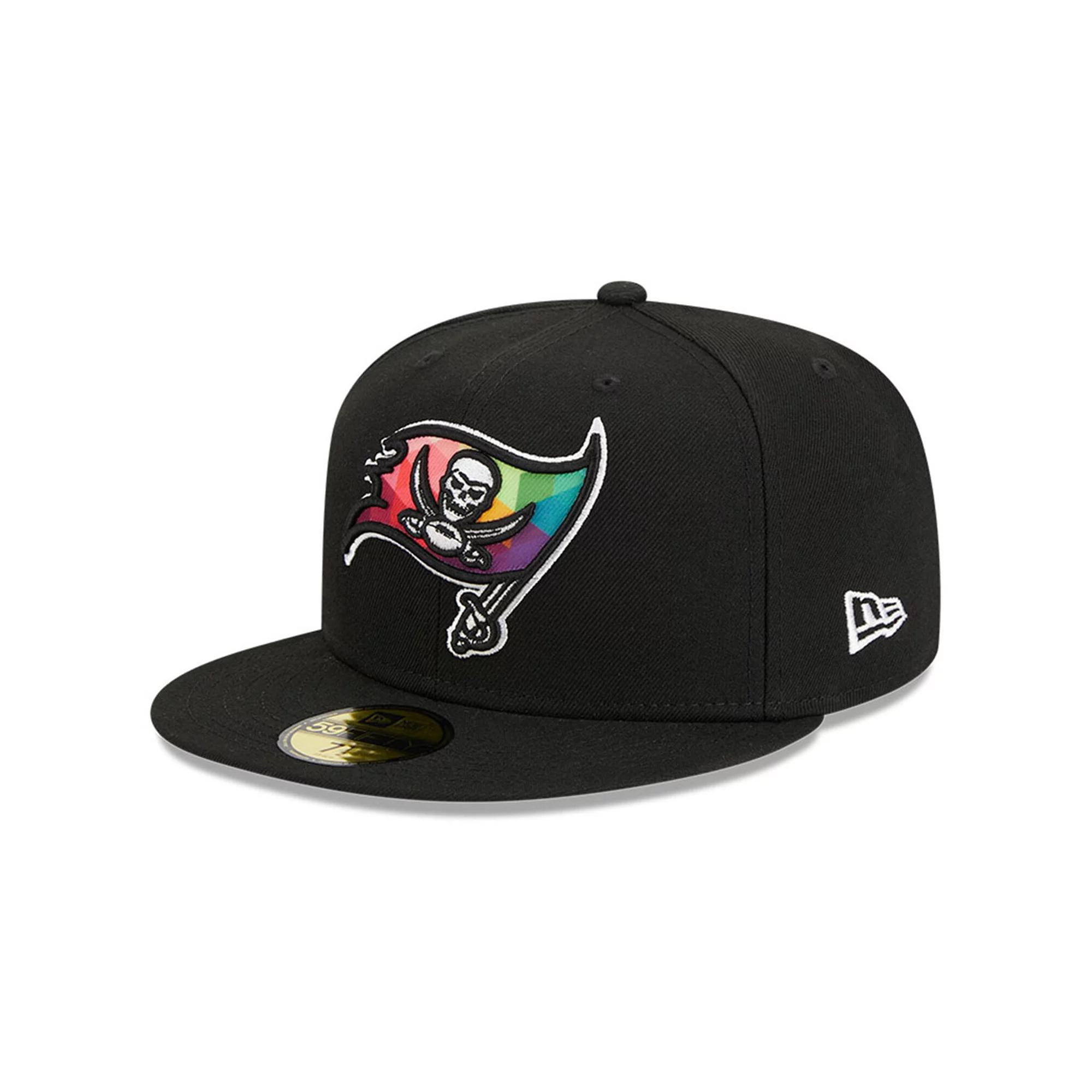 Men's New Era  Black Tampa Bay Buccaneers 2023 NFL Crucial Catch 59FIFTY Fitted Hat, Size: 7 3/4 Product Image