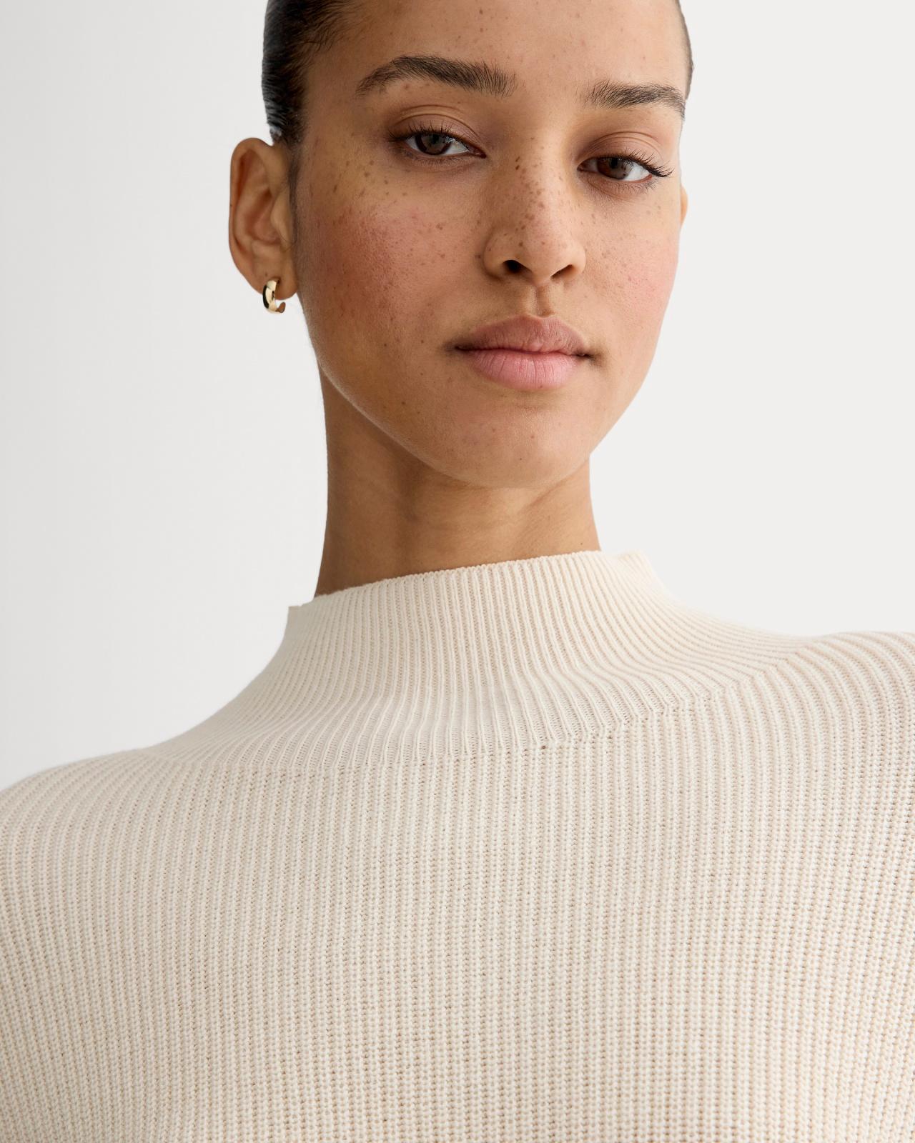 Womens Slouchy Funnel Neck in Everyday Cotton Sweater by Everlane Product Image