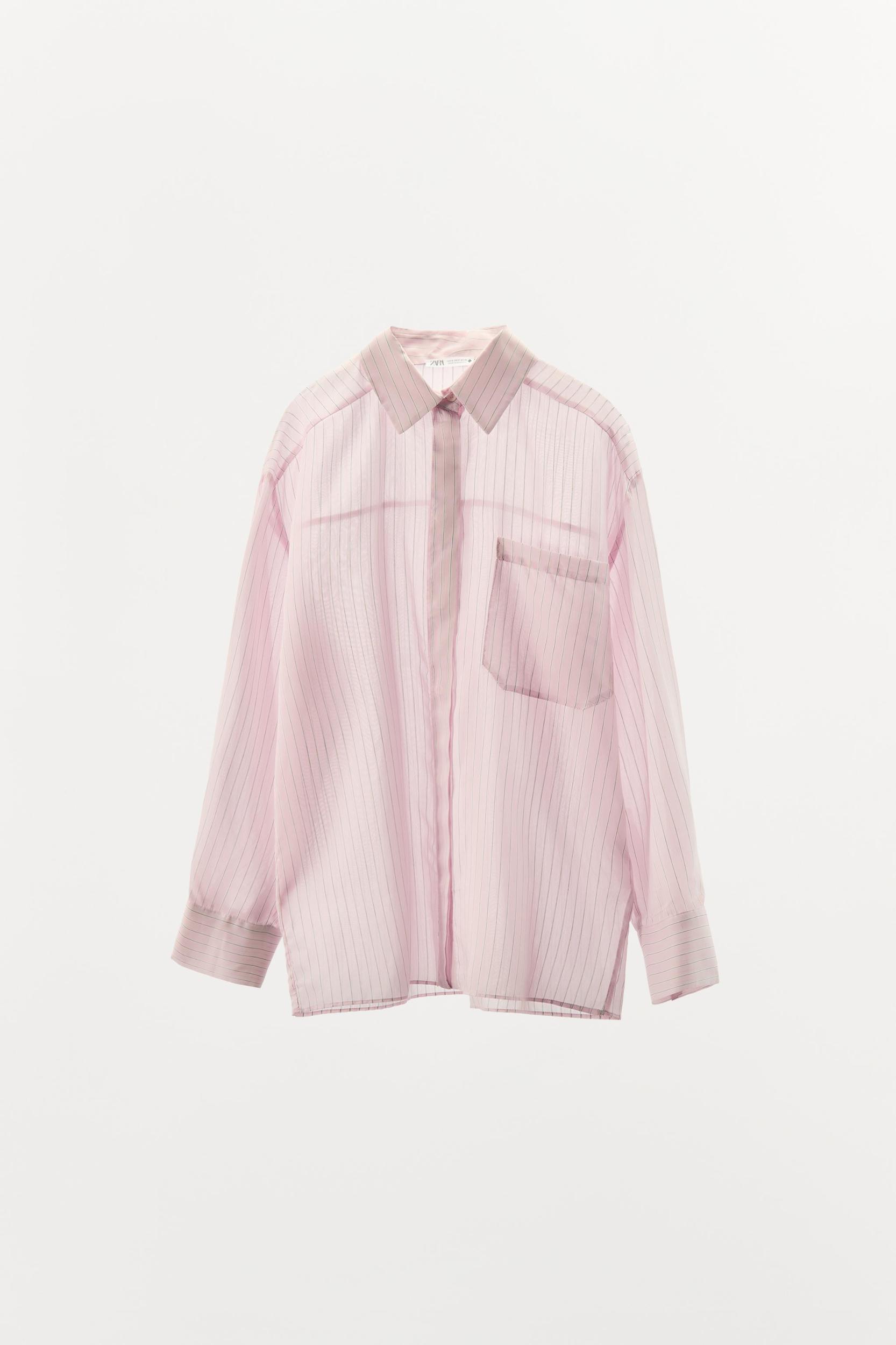 STRIPED PAJAMA SHIRT Product Image