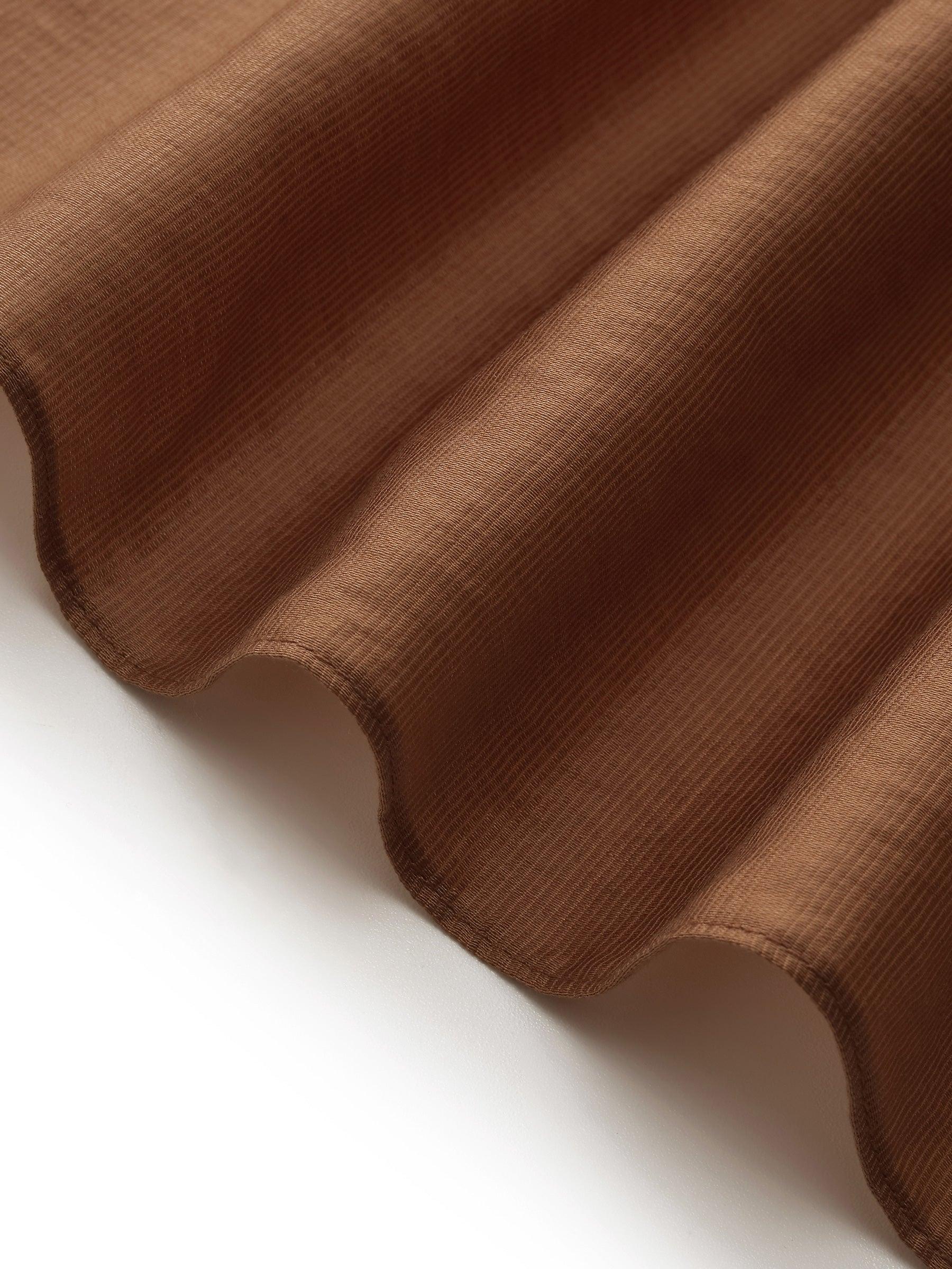 Tencel Blend Women Ruffle Cap Sleeve Maxi Dress With Sash Product Image