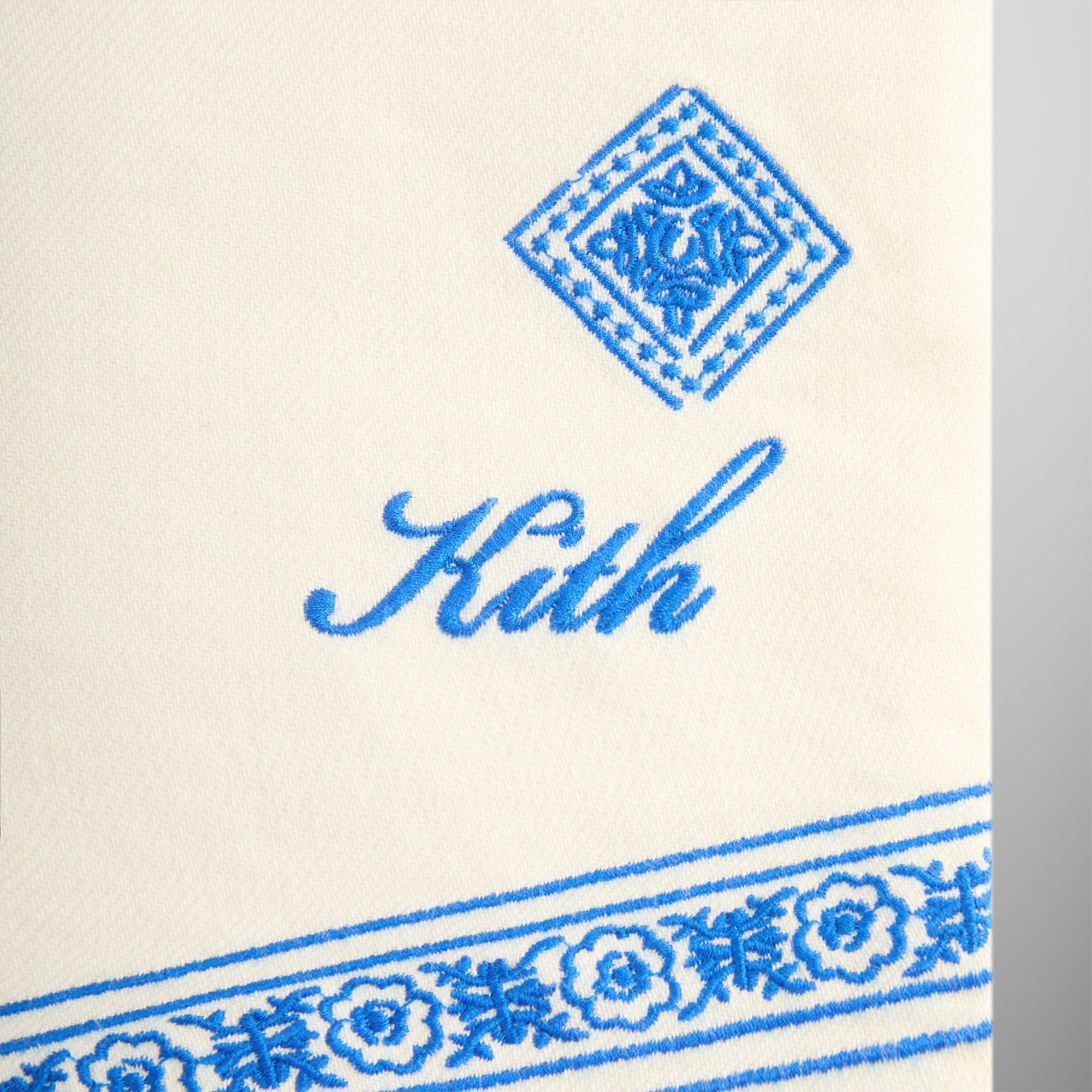 Kith Raw Hem Denim Apollo Shirt - Lake Male Product Image