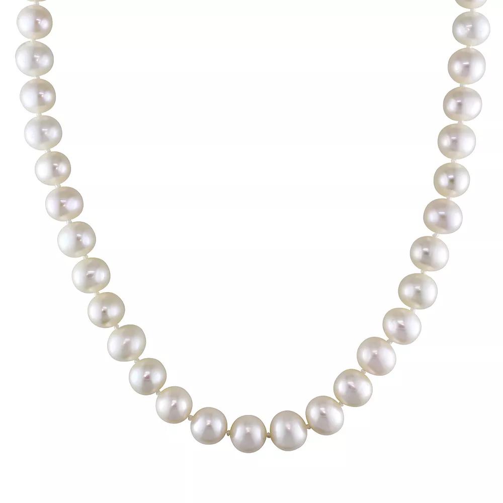 Stella Grace Sterling Silver Freshwater Cultured Pearl Necklace, Womens Multicolor Product Image