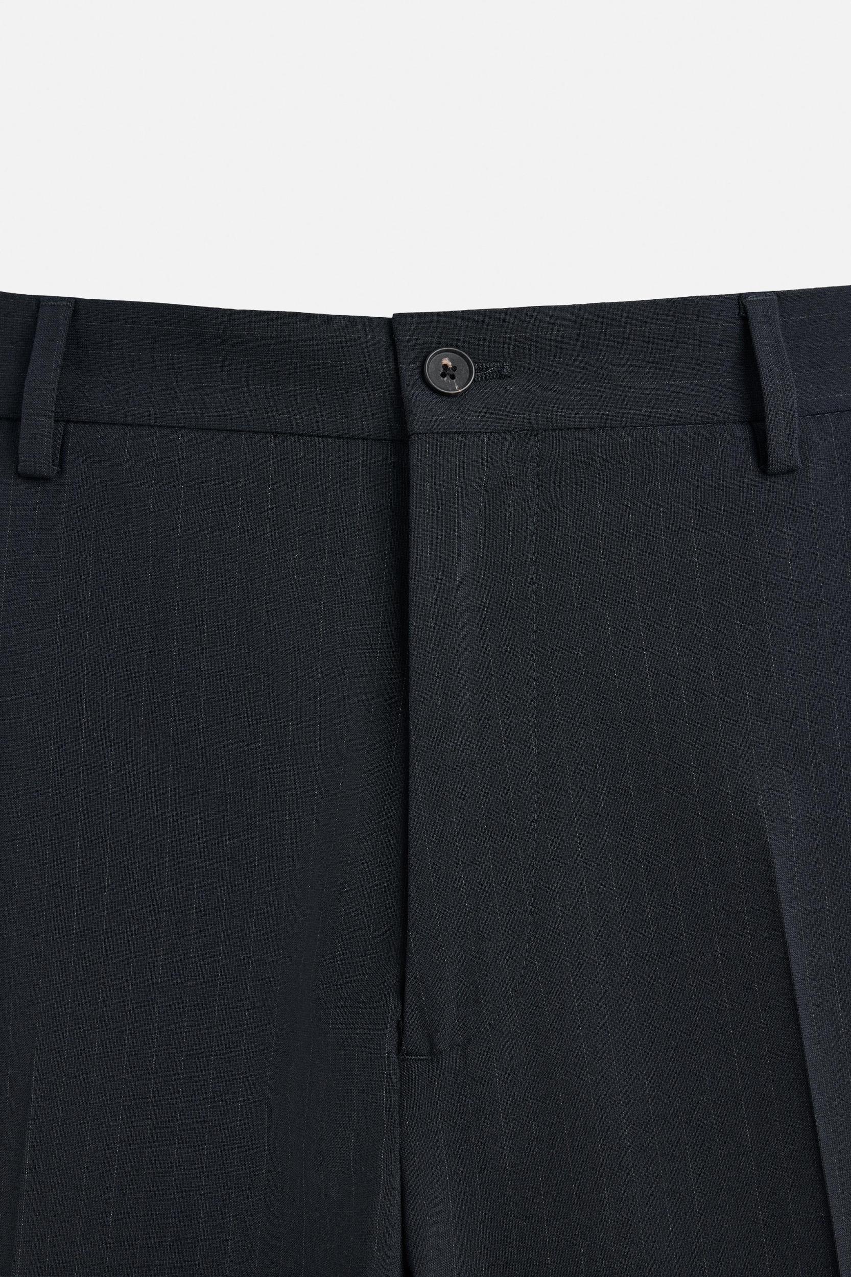 PINSTRIPE SUIT PANTS Product Image