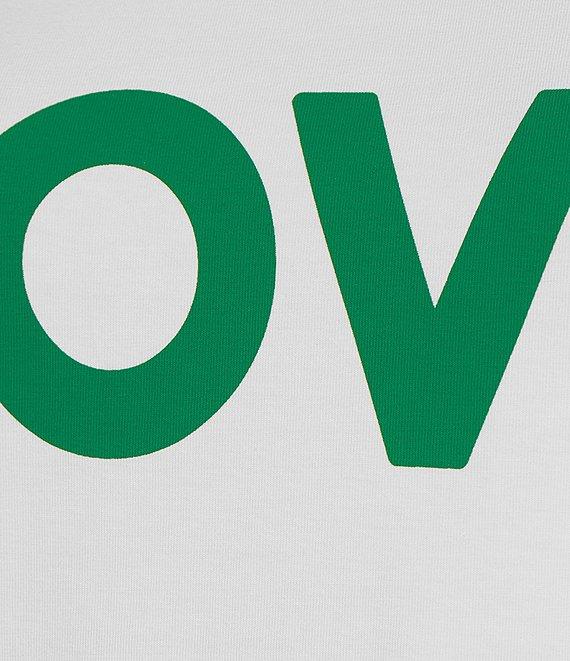 Antonio Melani Knit Crew Neck Short Sleeve #double;Love#double; Tee Product Image