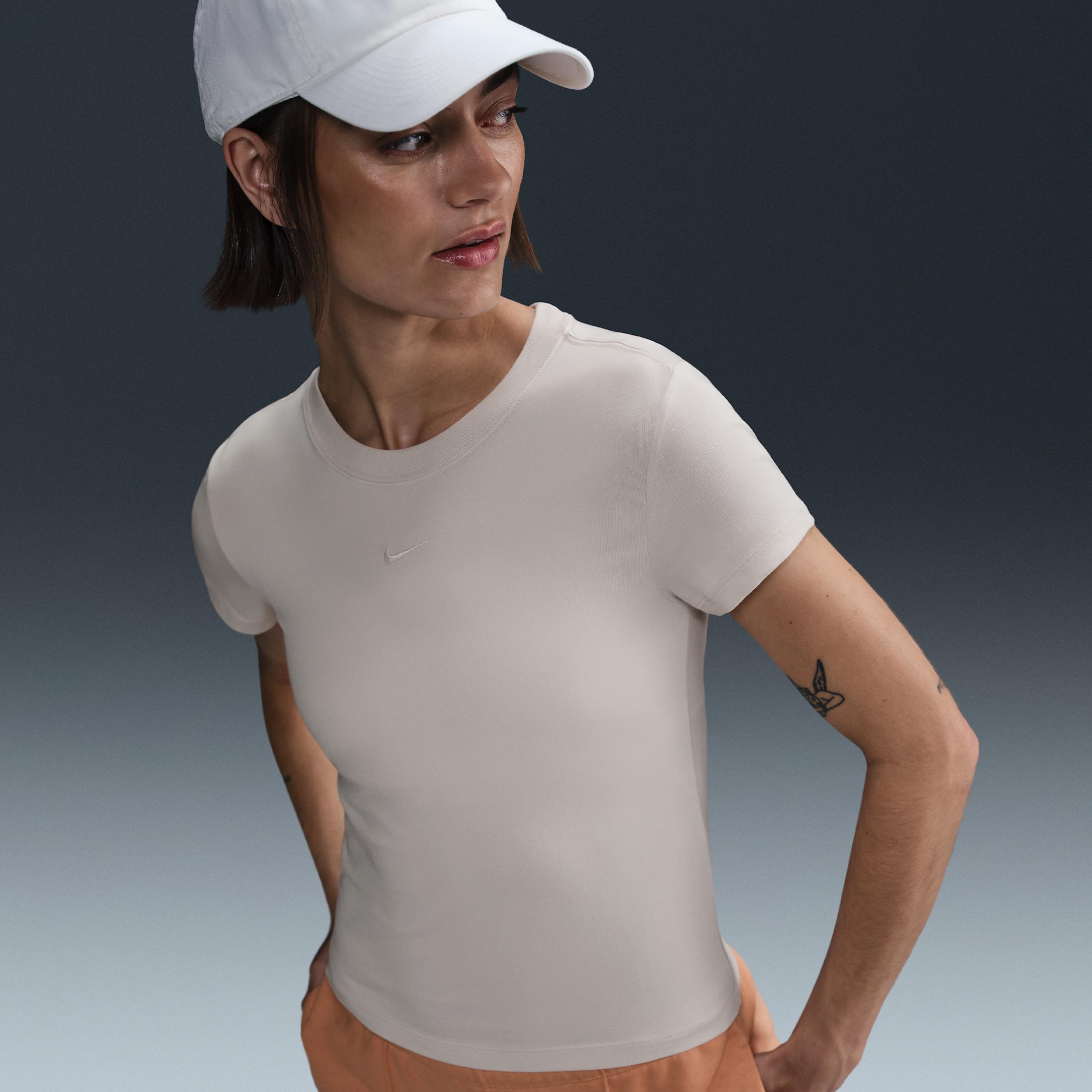 Nike Womens Nike Chill Knit Crop T-Shirt - Womens Product Image