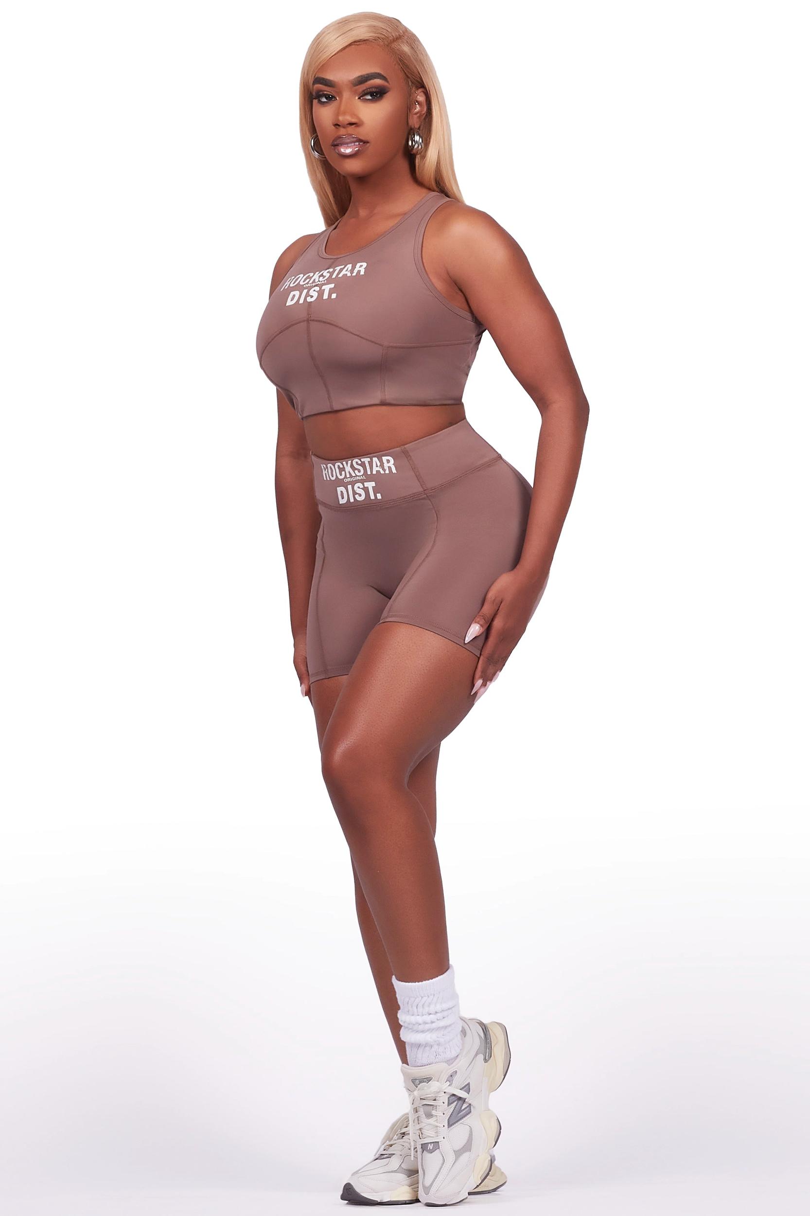 Teonka Mocha Bike Short Set Female Product Image