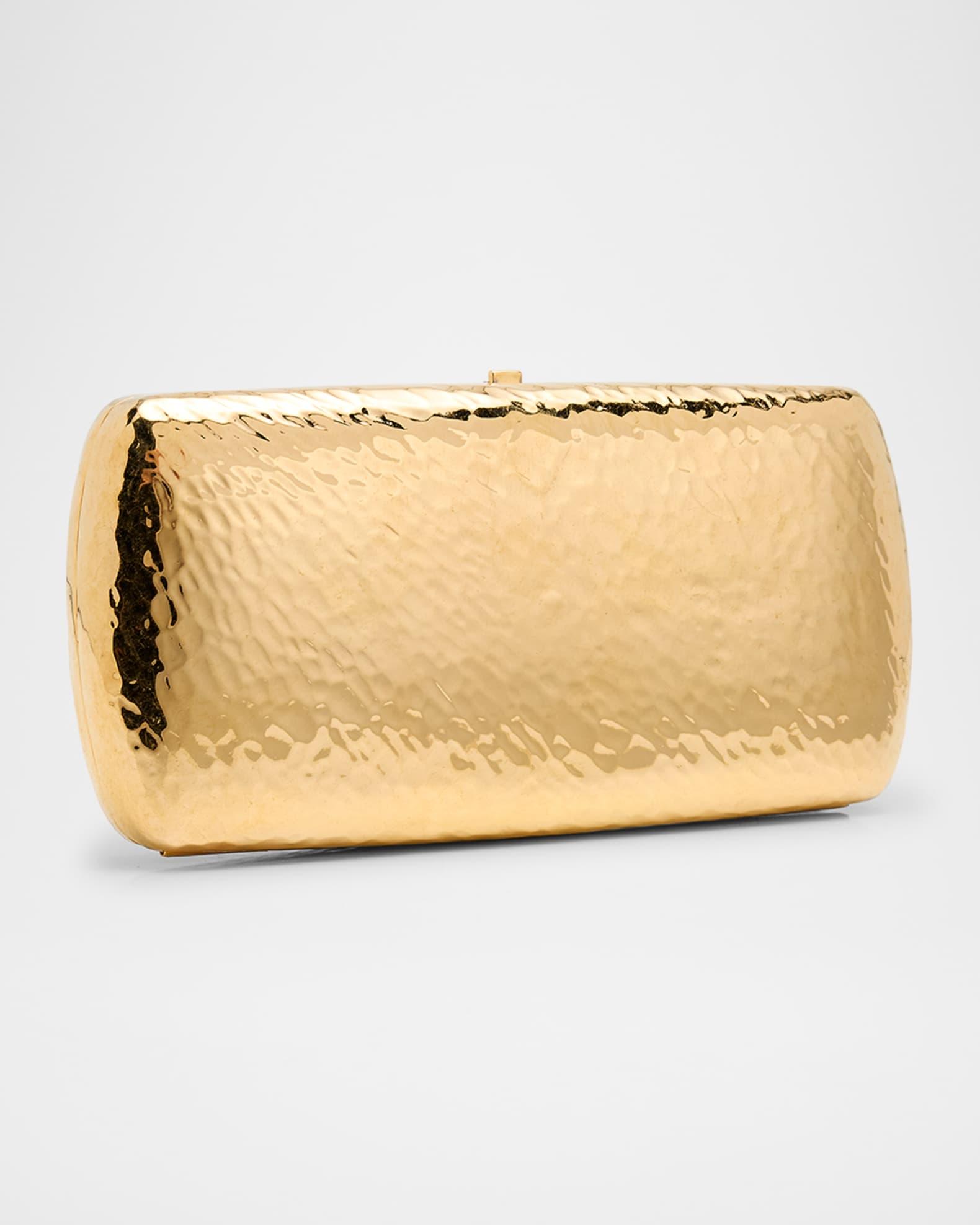 Martele YSL Clutch Bag in Hammered Metal Product Image