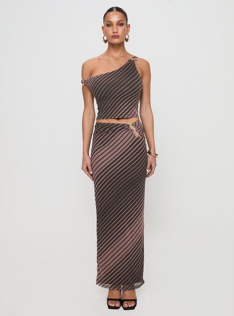 Whiley Maxi Skirt Multi Stripe Product Image