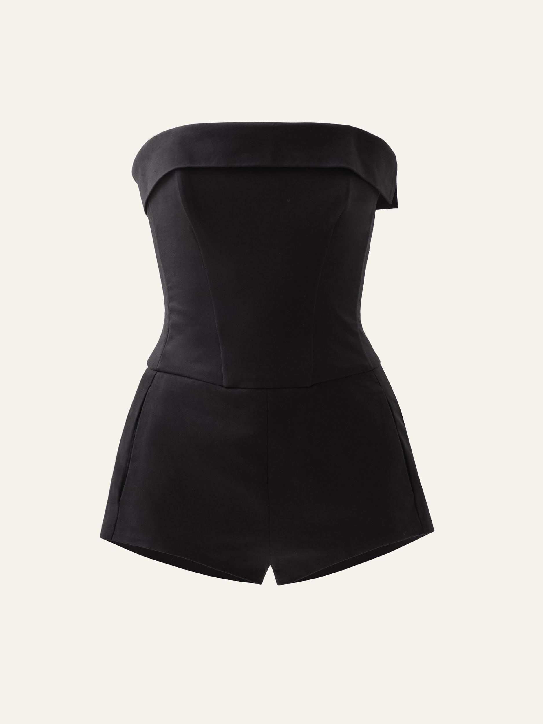 Vixen jumpsuit in Onyx Product Image