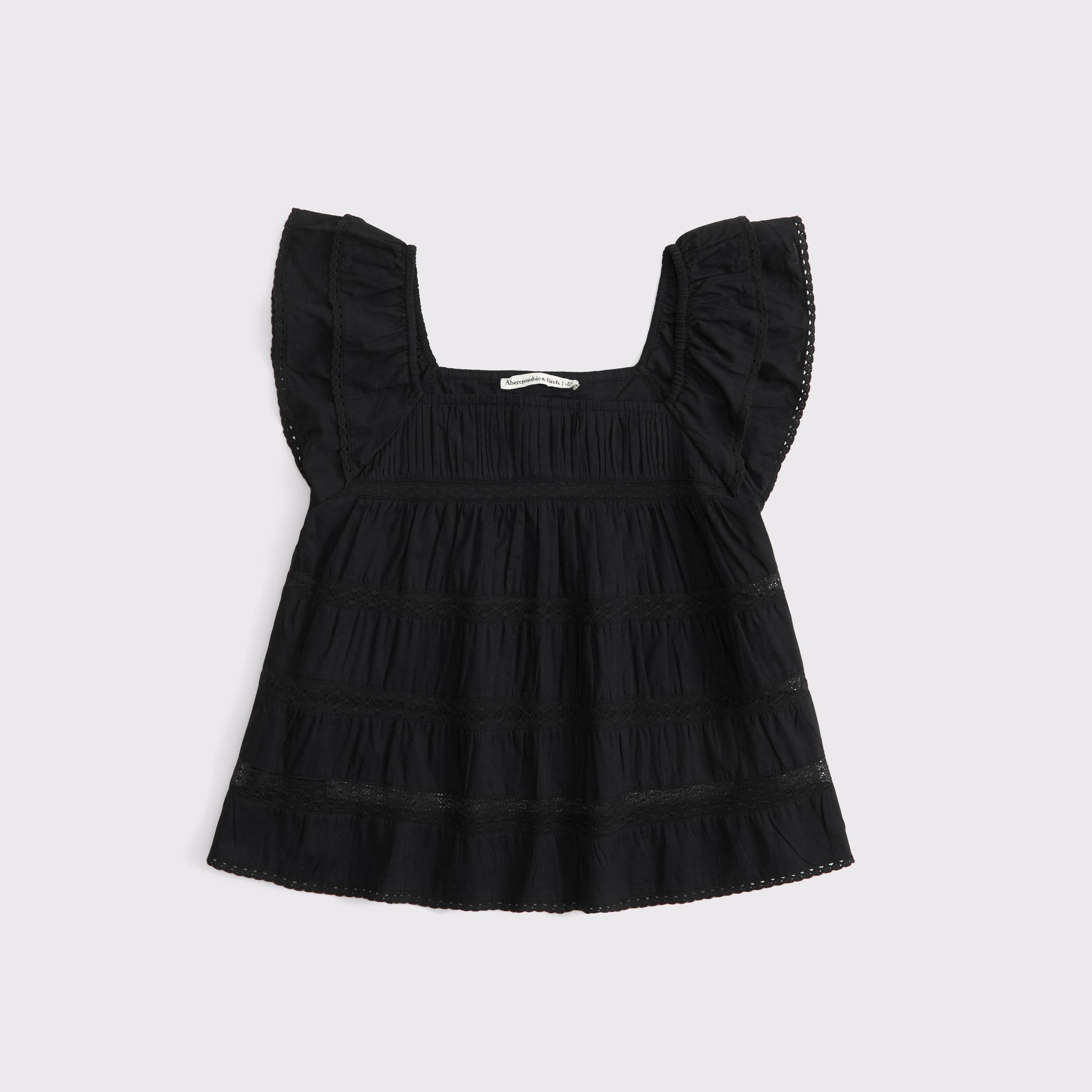 Ruffle Babydoll Top Product Image