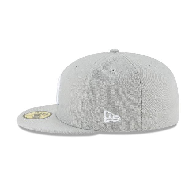 New York Yankees Gray Basic 59FIFTY Fitted Hat Male Product Image