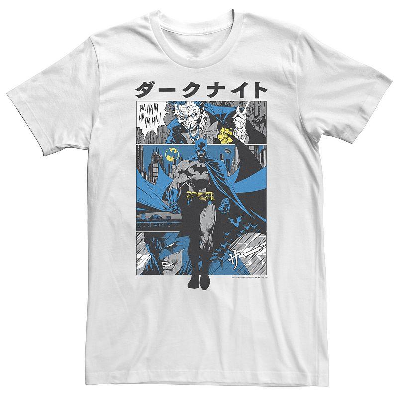 Big & Tall DC Comics Batman Kanji Comic Panels Tee, Men's,  Product Image