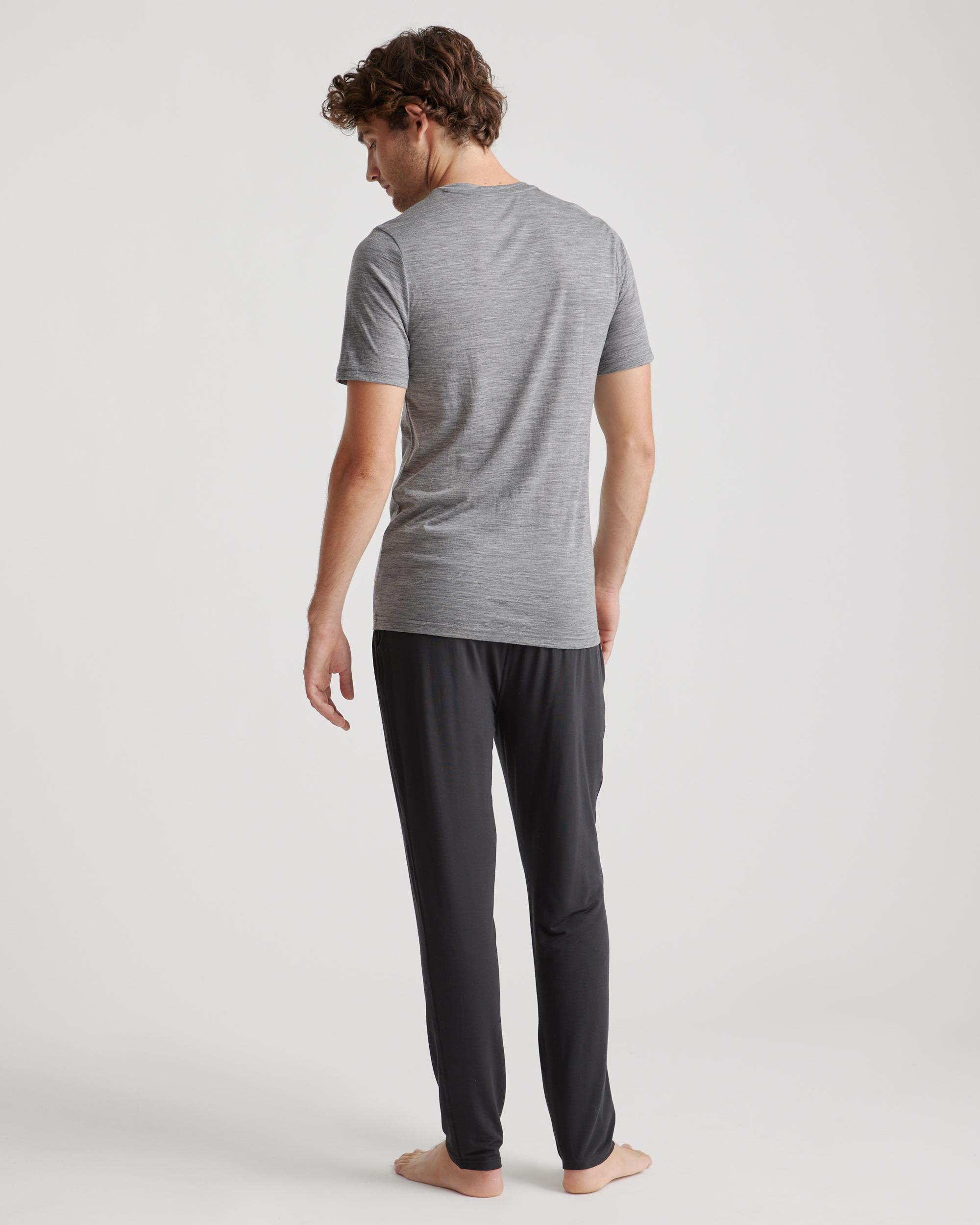 Quince | Men's 100% Merino Wool All-Season V-Neck Base Layer T-Shirt Size XL, Merino/Cotton Product Image