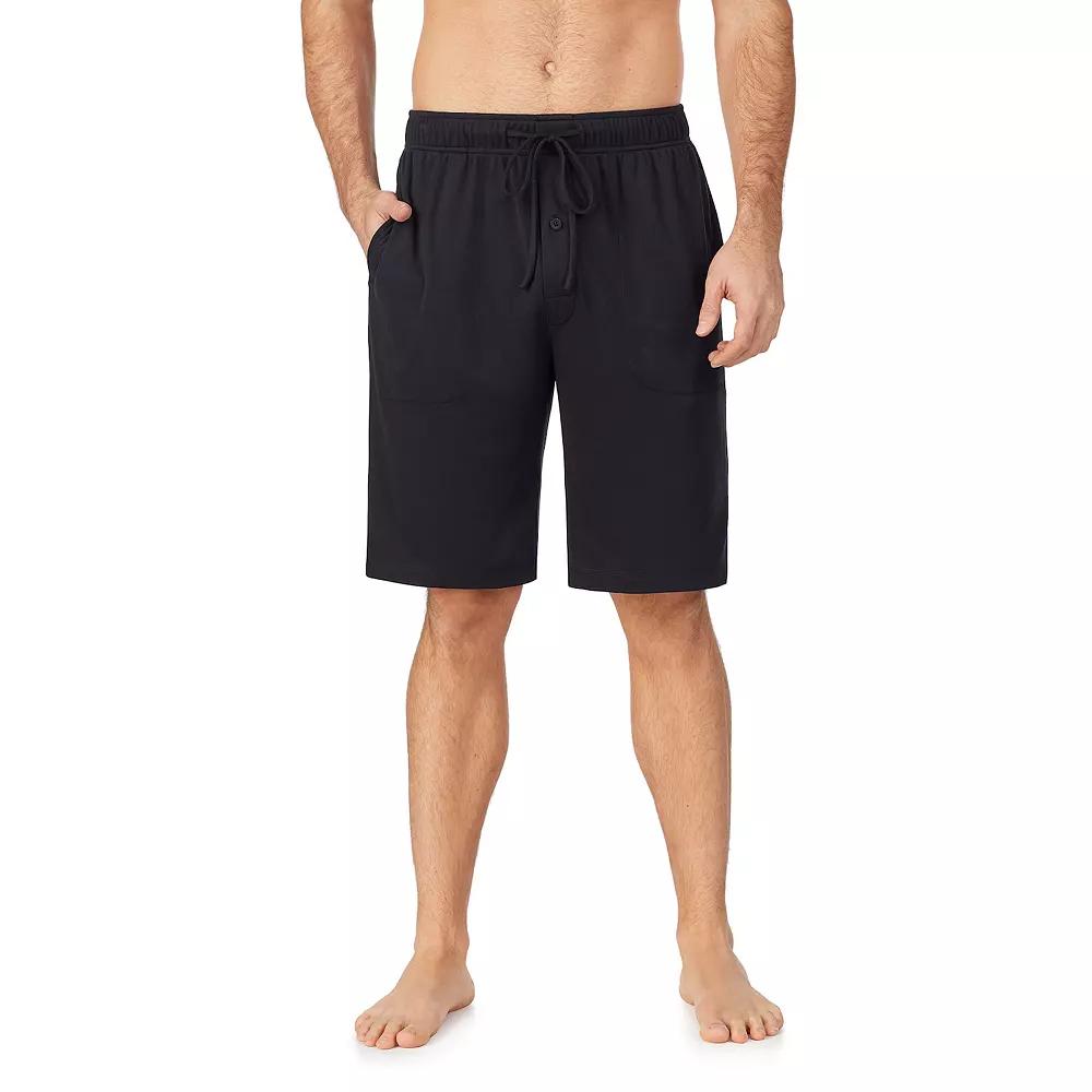 Men's Cuddl Duds® Far-Infrared Enhance Pajama Shorts, Size: XL, Black Product Image