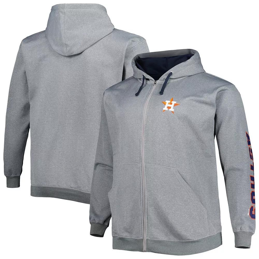 Men's Profile Ash Houston Astros Big & Tall Pullover Hoodie,  Product Image