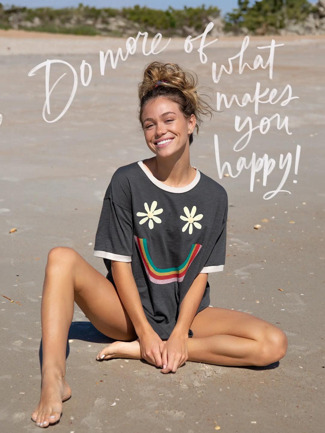 Ringer Oversized Tee Shirt Product Image