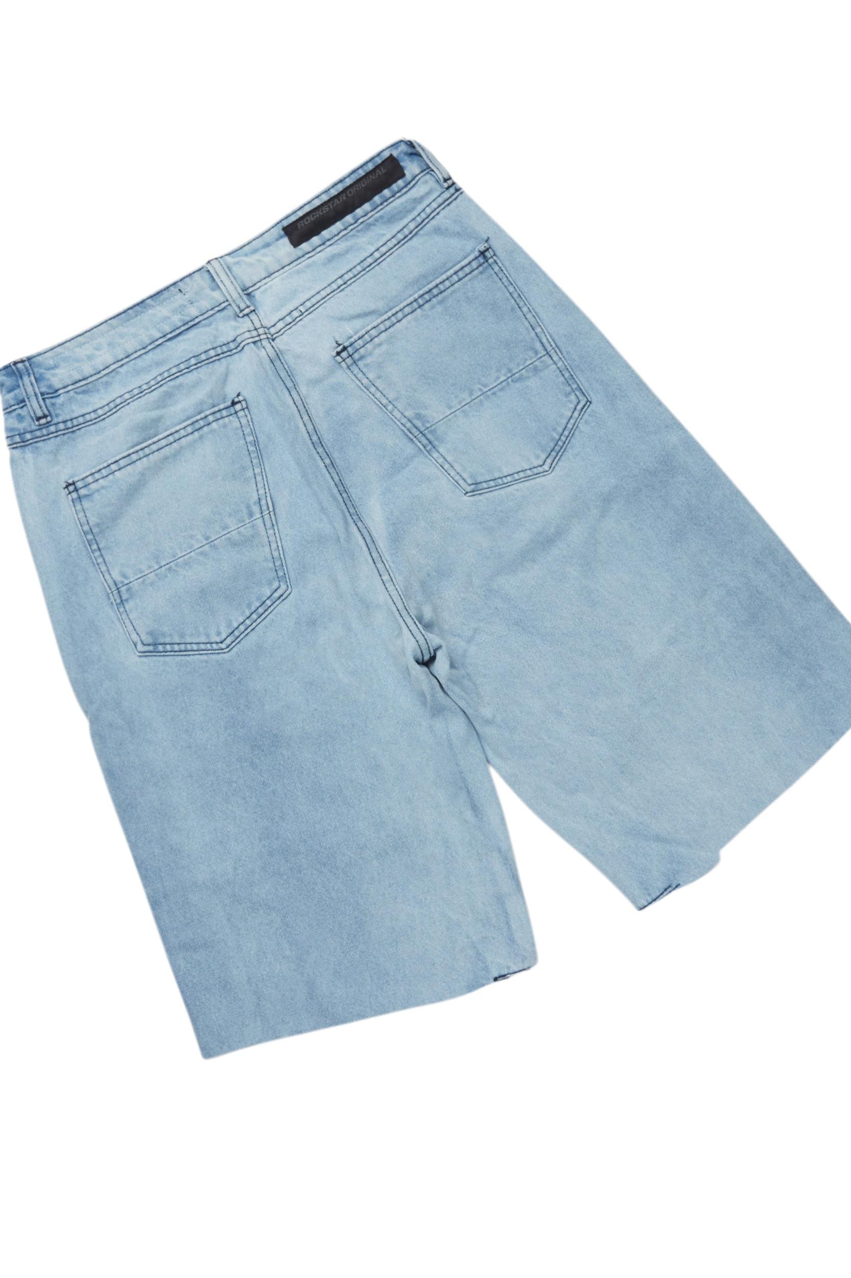 Amos Royal T-Shirt/Denim Short Set Male Product Image