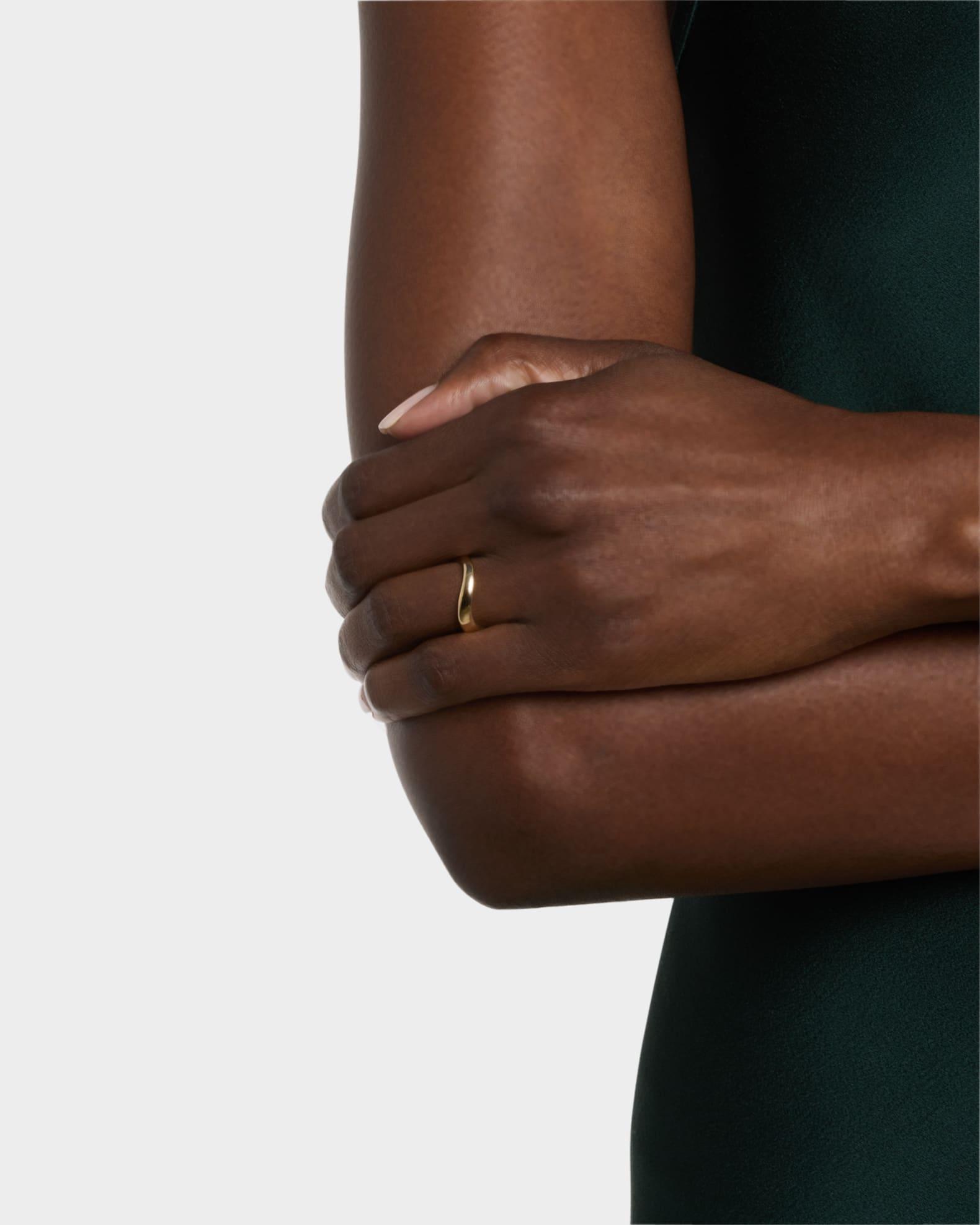 Skinny Curved Bubble Ring Product Image