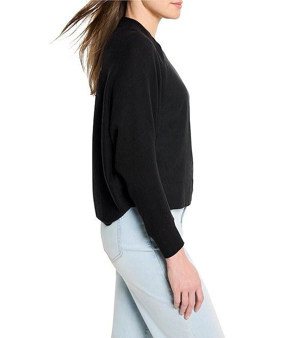 NIC + ZOE Cotton Cashmere Blend Open Front Long Sleeve Shrug Cardigan Product Image