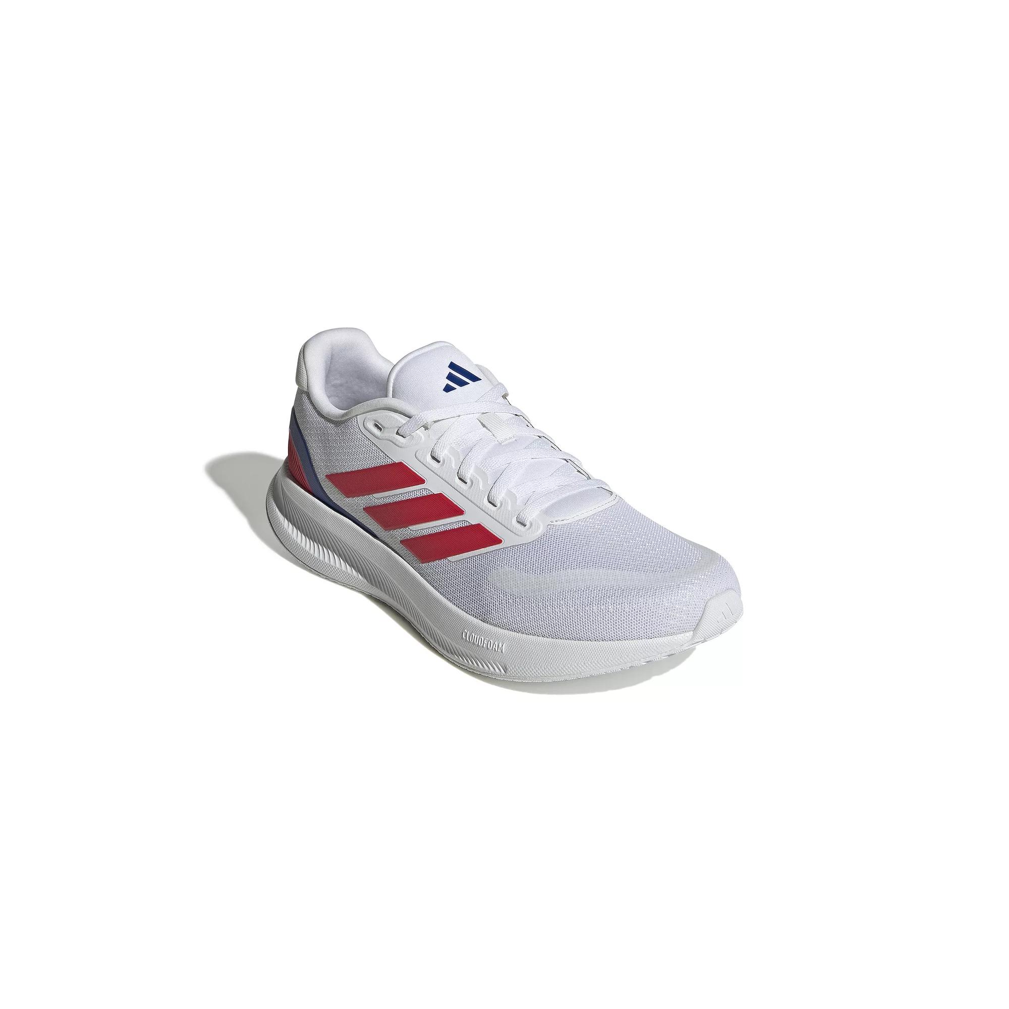 adidas Runfalcon 5 Men's Running Shoes, Size: 14, White Red Black Product Image