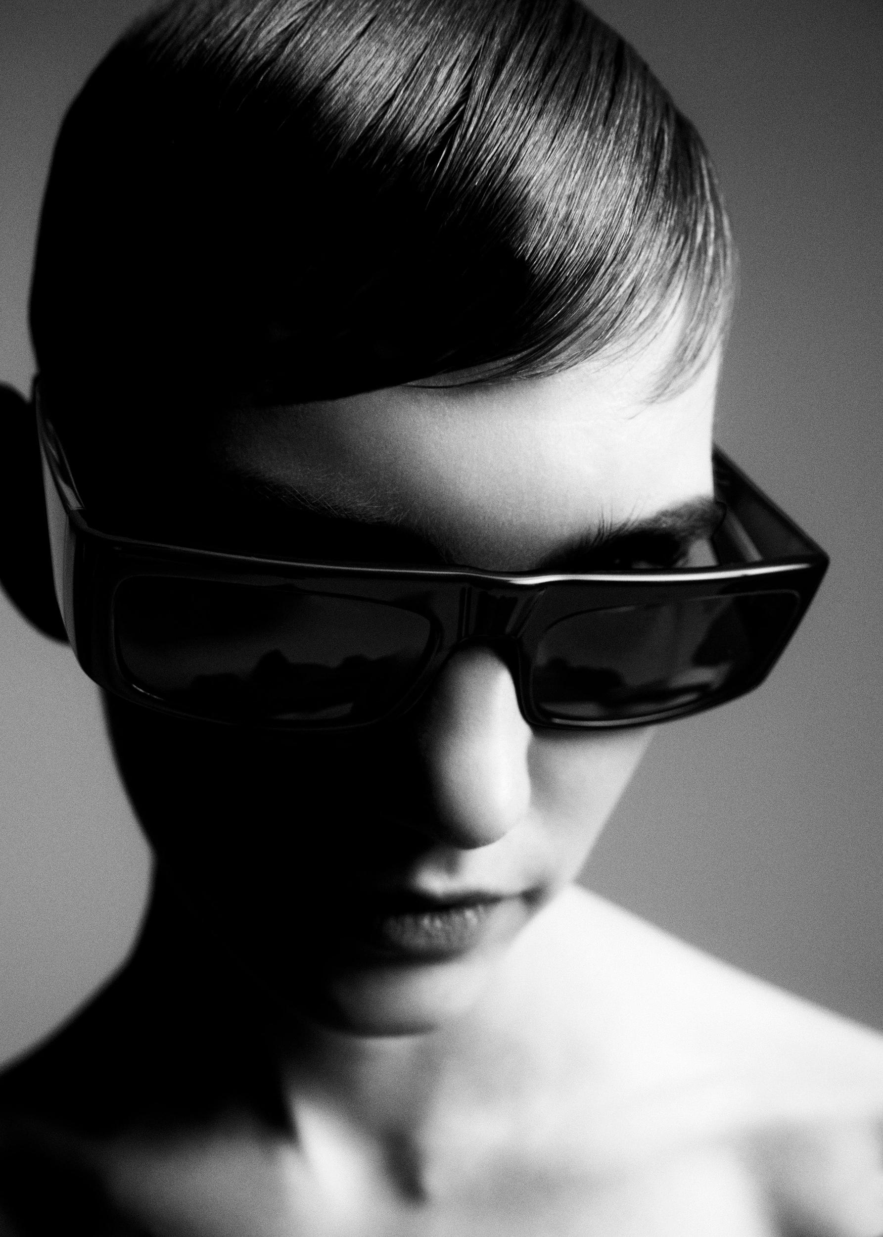 KHAITE x Oliver Peoples 1979C in Black and Grey Product Image