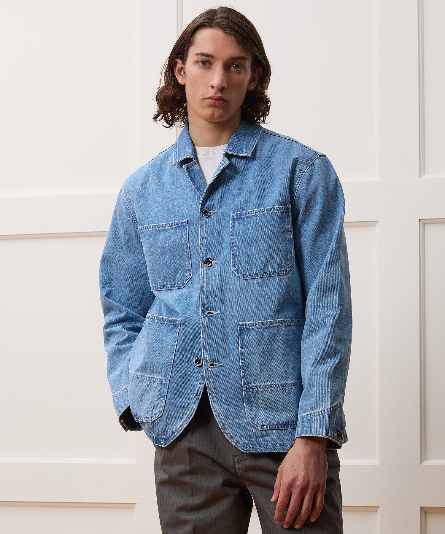 Denim Engineer Coat Product Image