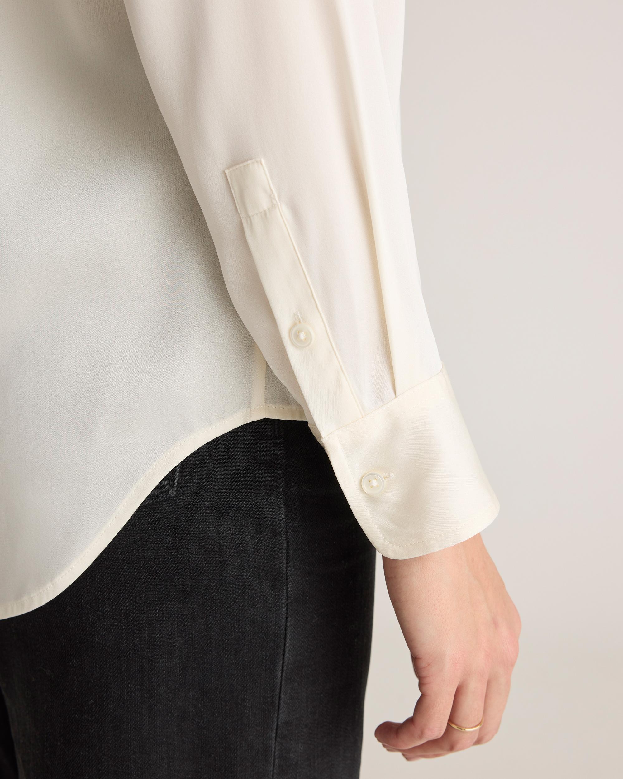 Quince | Women's 100% Washable Silk Stretch Blouse Product Image