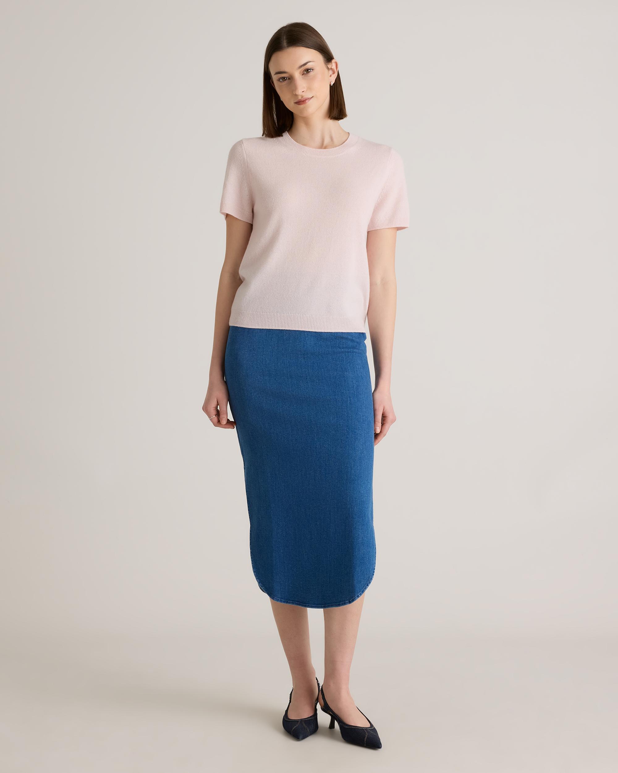 Quince | Women's Mongolian Cashmere T-Shirt Product Image