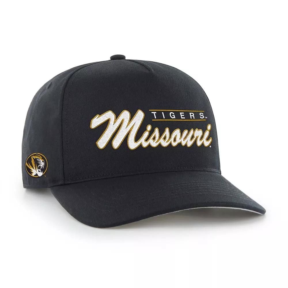 Men's '47  Black Missouri Tigers Double Header Hitch Adjustable Hat Product Image