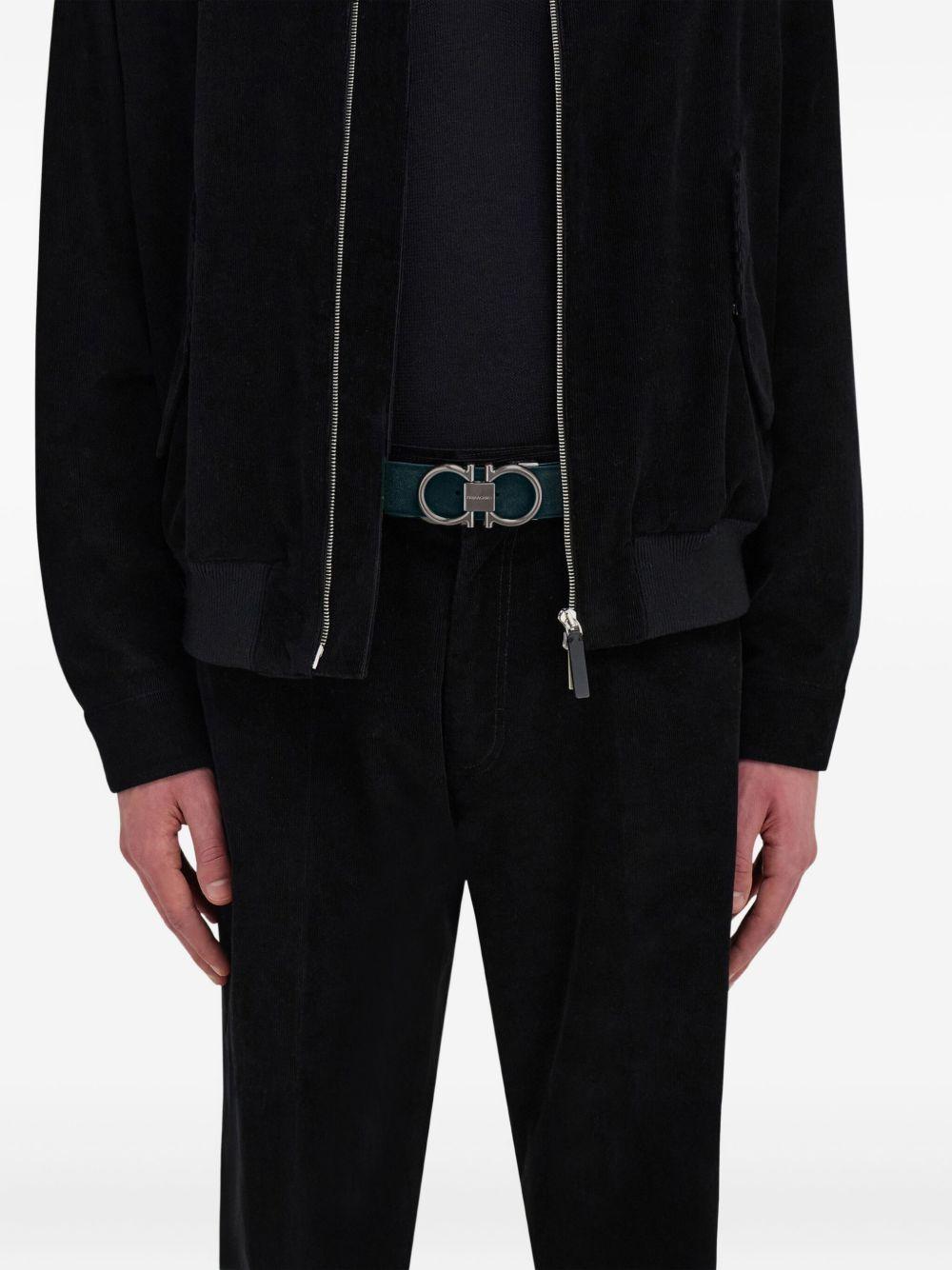 Gancini suede belt Product Image