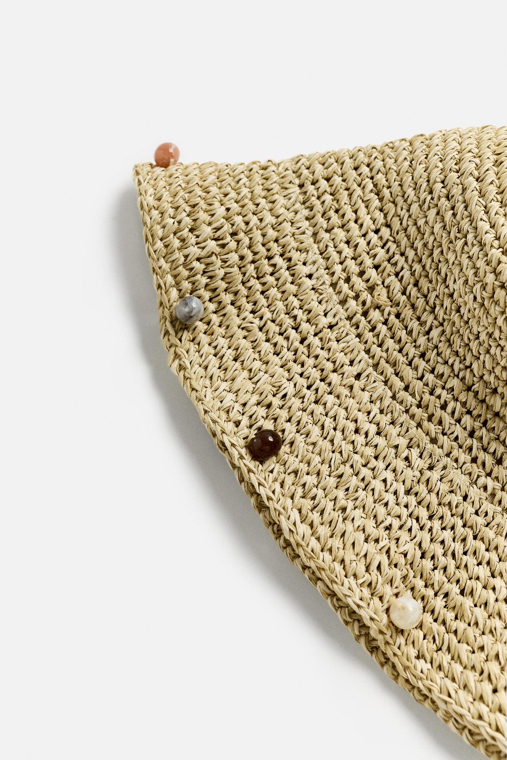 BEADED CROCHET HAT Product Image