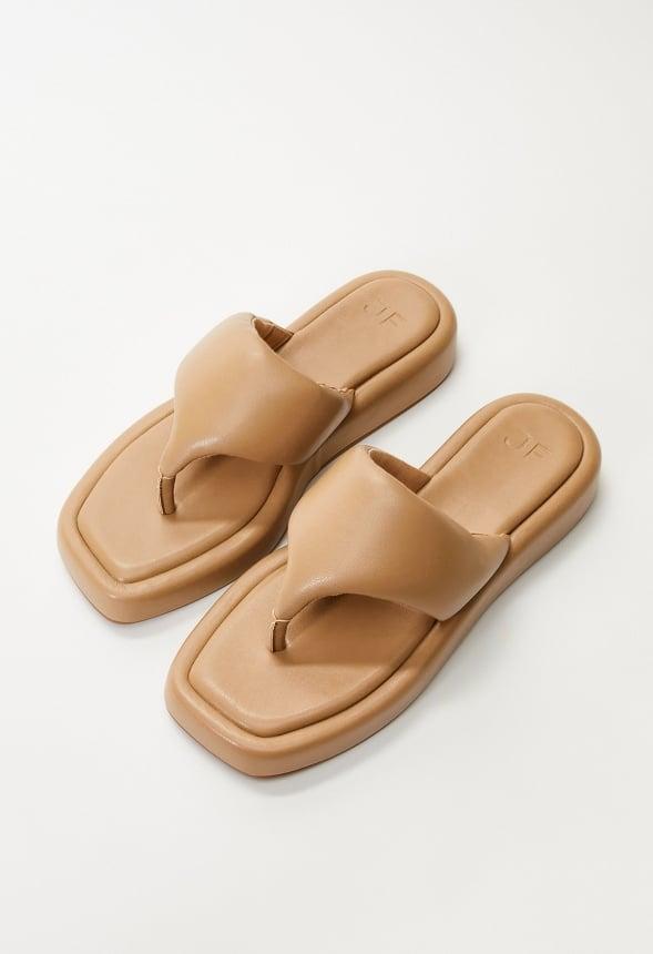 JustFab Margaux Platform Loafer Pump Womens Black/ White Size 8.5 Product Image