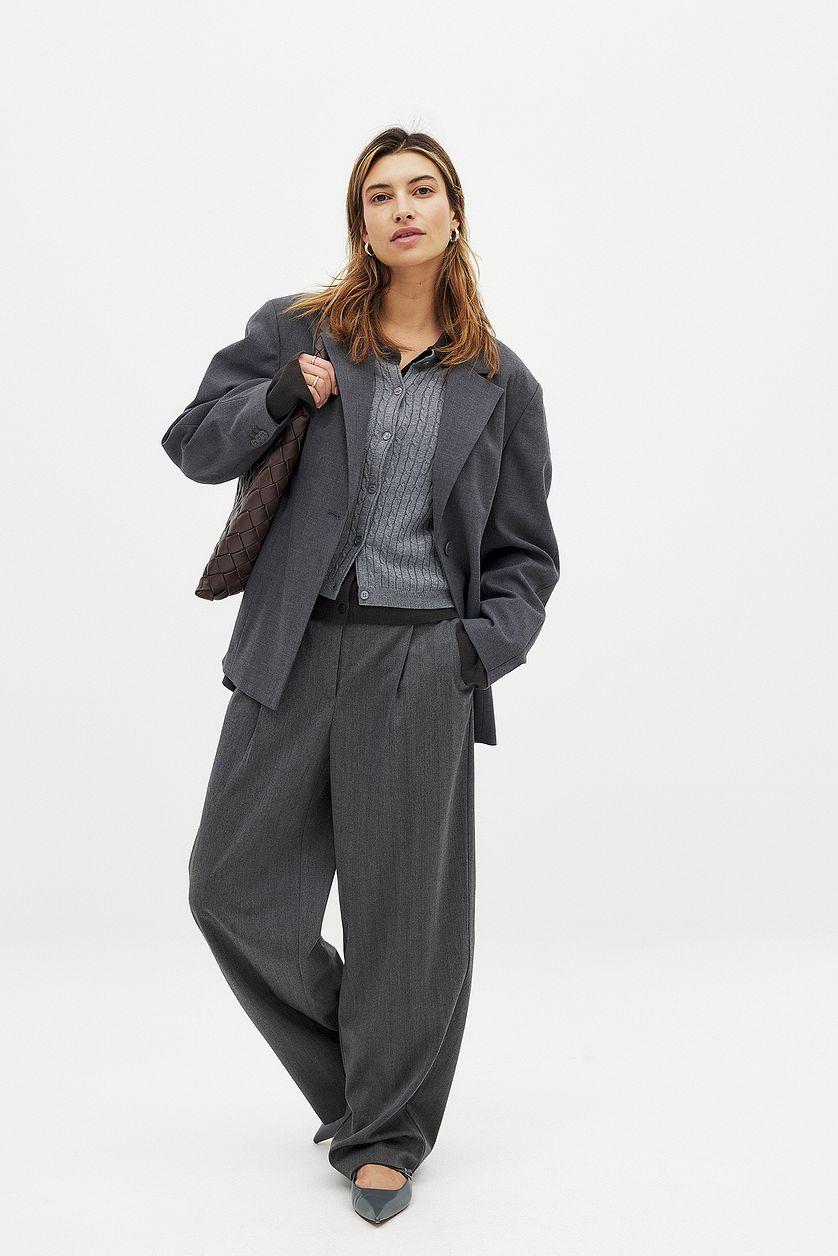 Fine Knitted Cable Cardigan Product Image