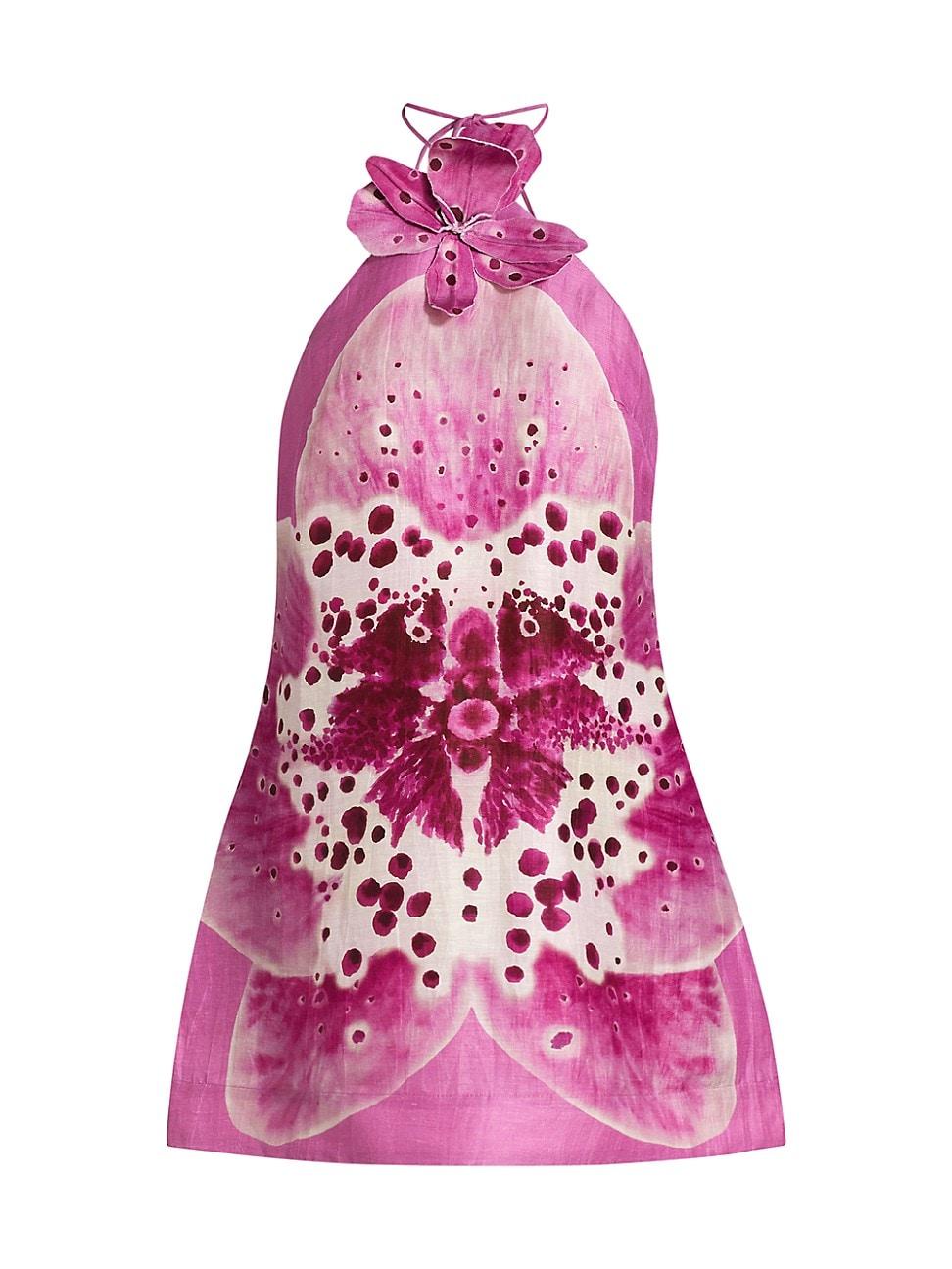 Womens Everlee Orchid Print Minidress Product Image