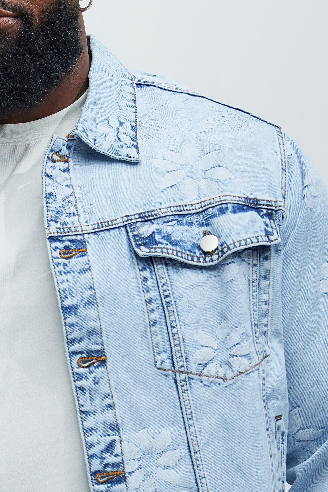 Kenneth Trucker Jacket - Light Wash Product Image