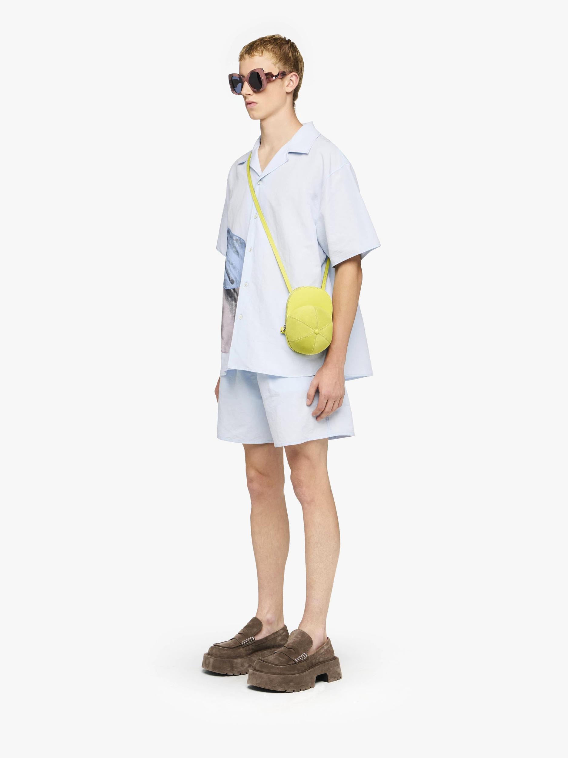 MEDIUM CAP BAG - SUEDE CROSSBODY BAG Product Image