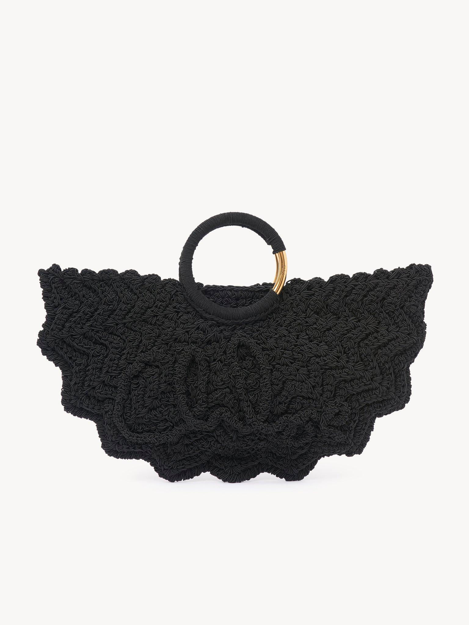 Small Bracelet Paravent tote bag in crochet Product Image