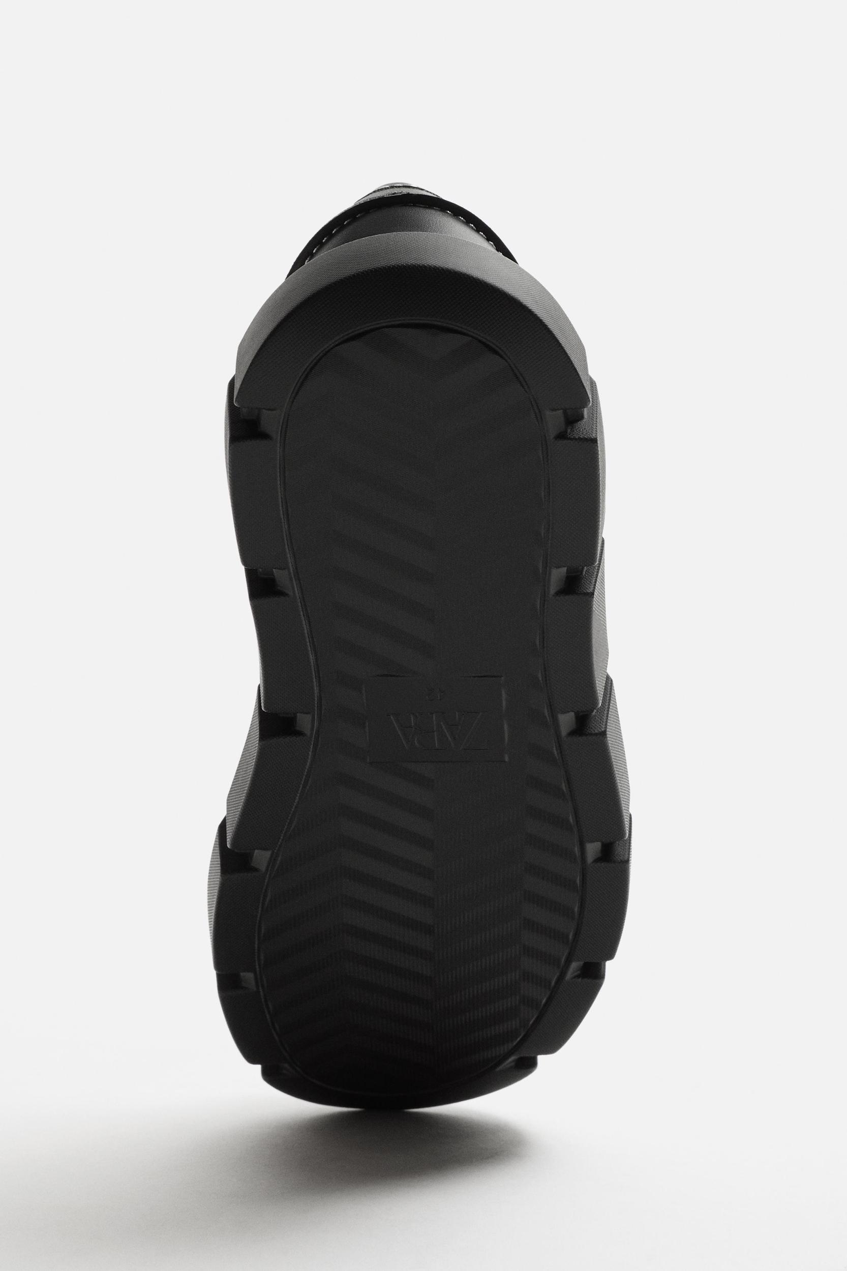 CHUNKY SOLE TOPSTITCHING LOAFERS Product Image