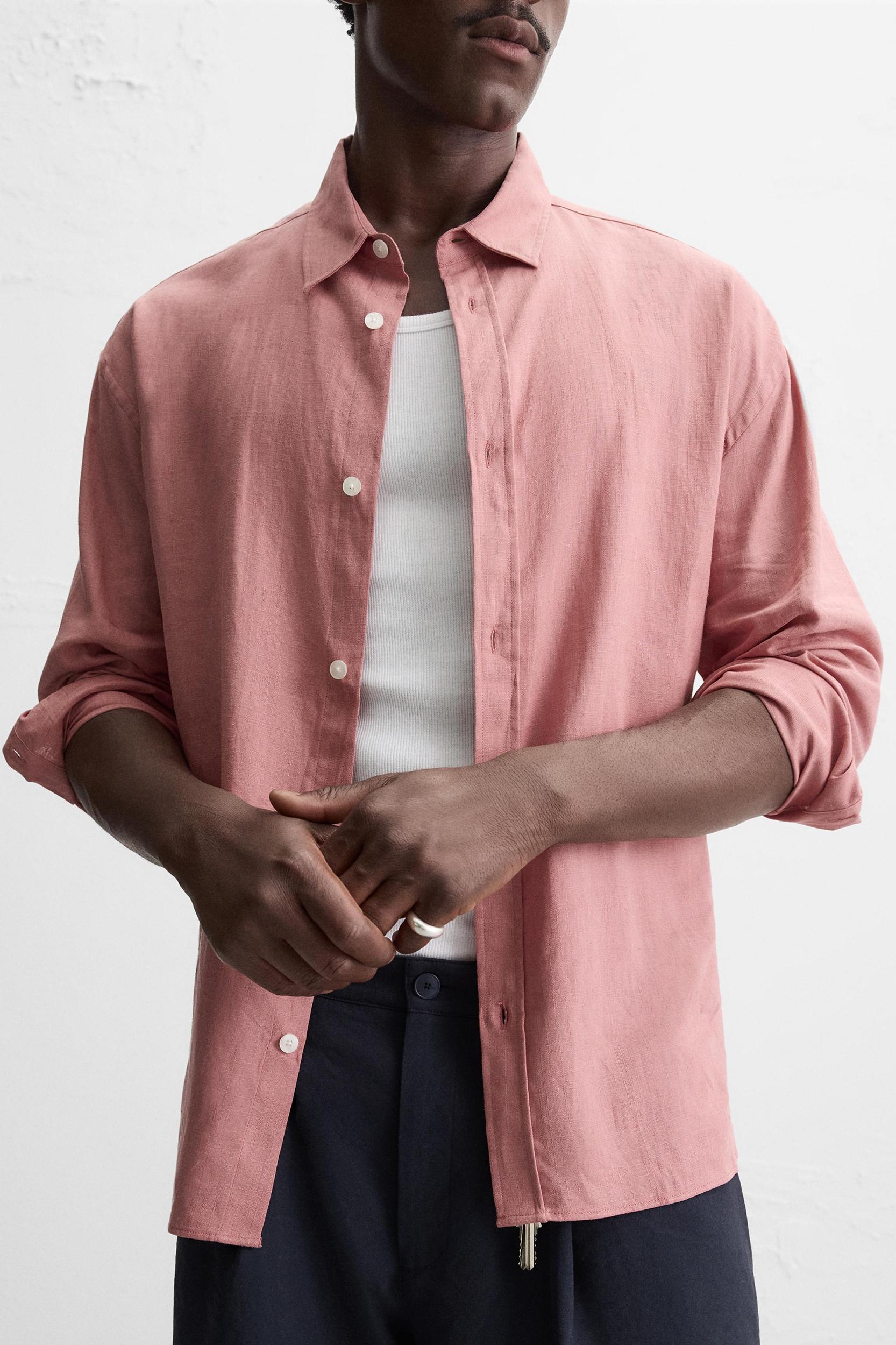 LINEN - VISCOSE SHIRT Product Image