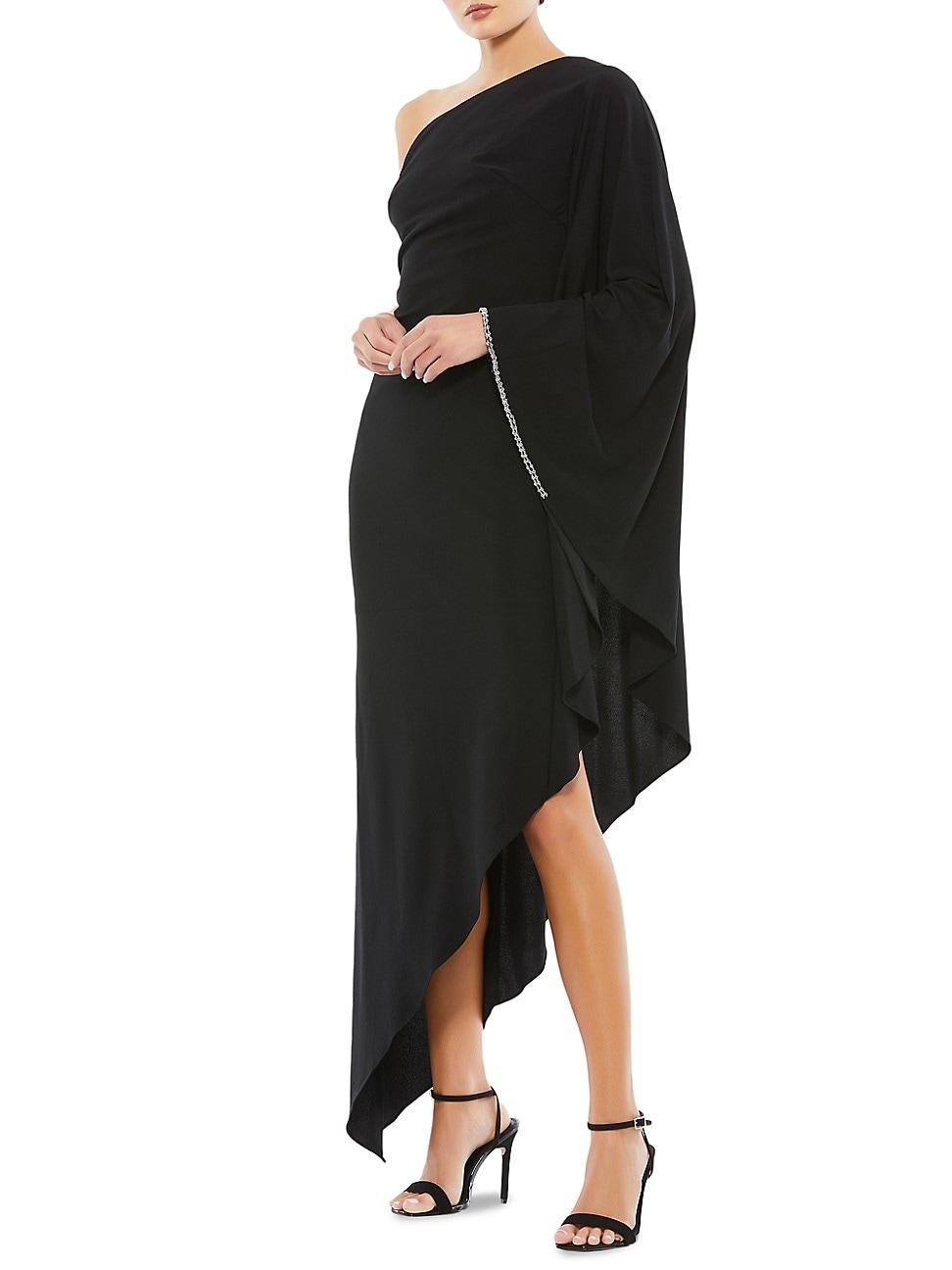 Womens One-Shoulder Asymmetric Dress Product Image